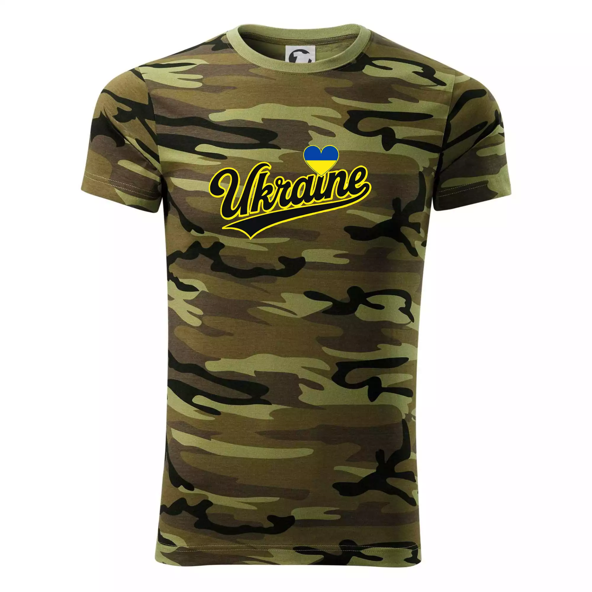 Ukraine - nápis černý