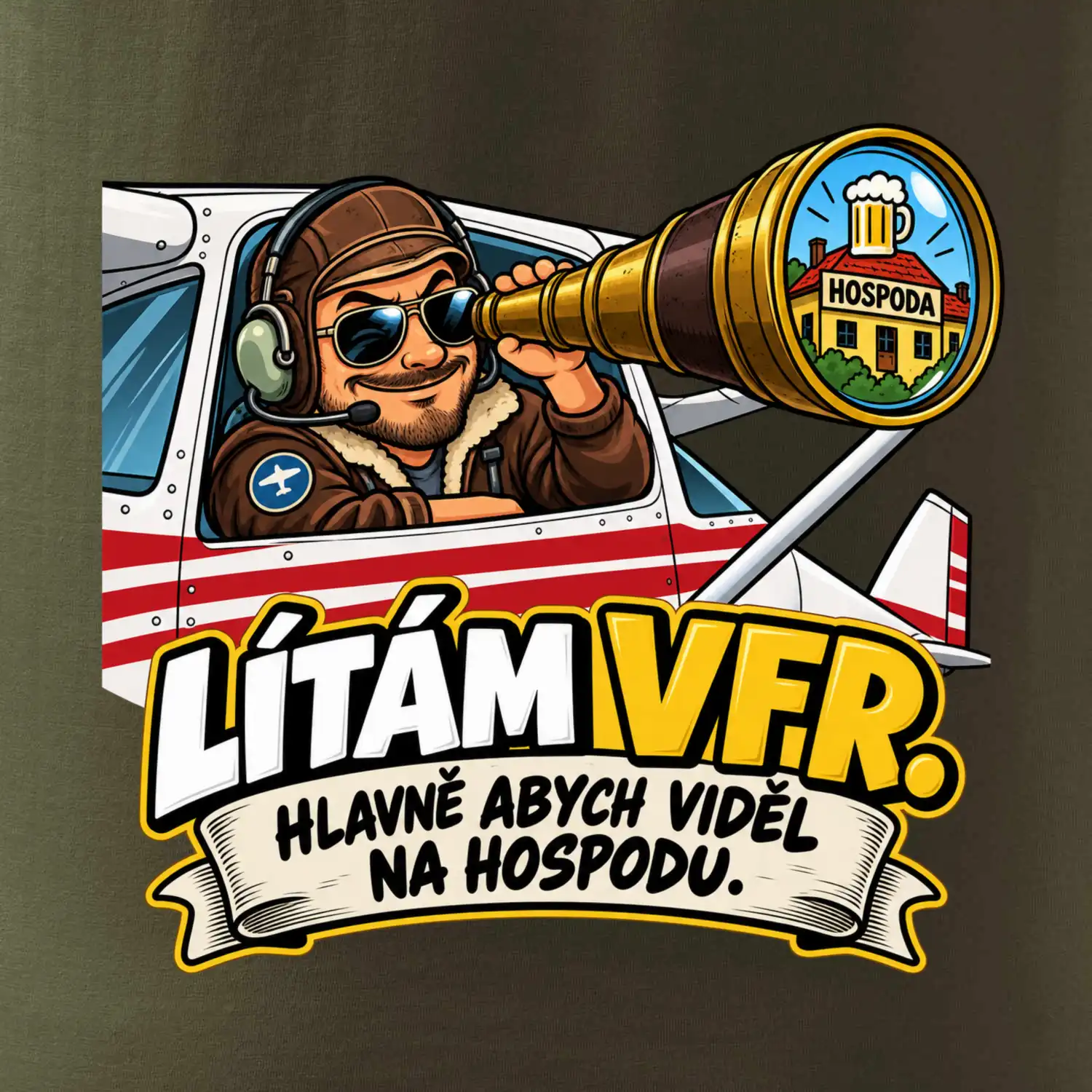 Lítám VFR na hospodu