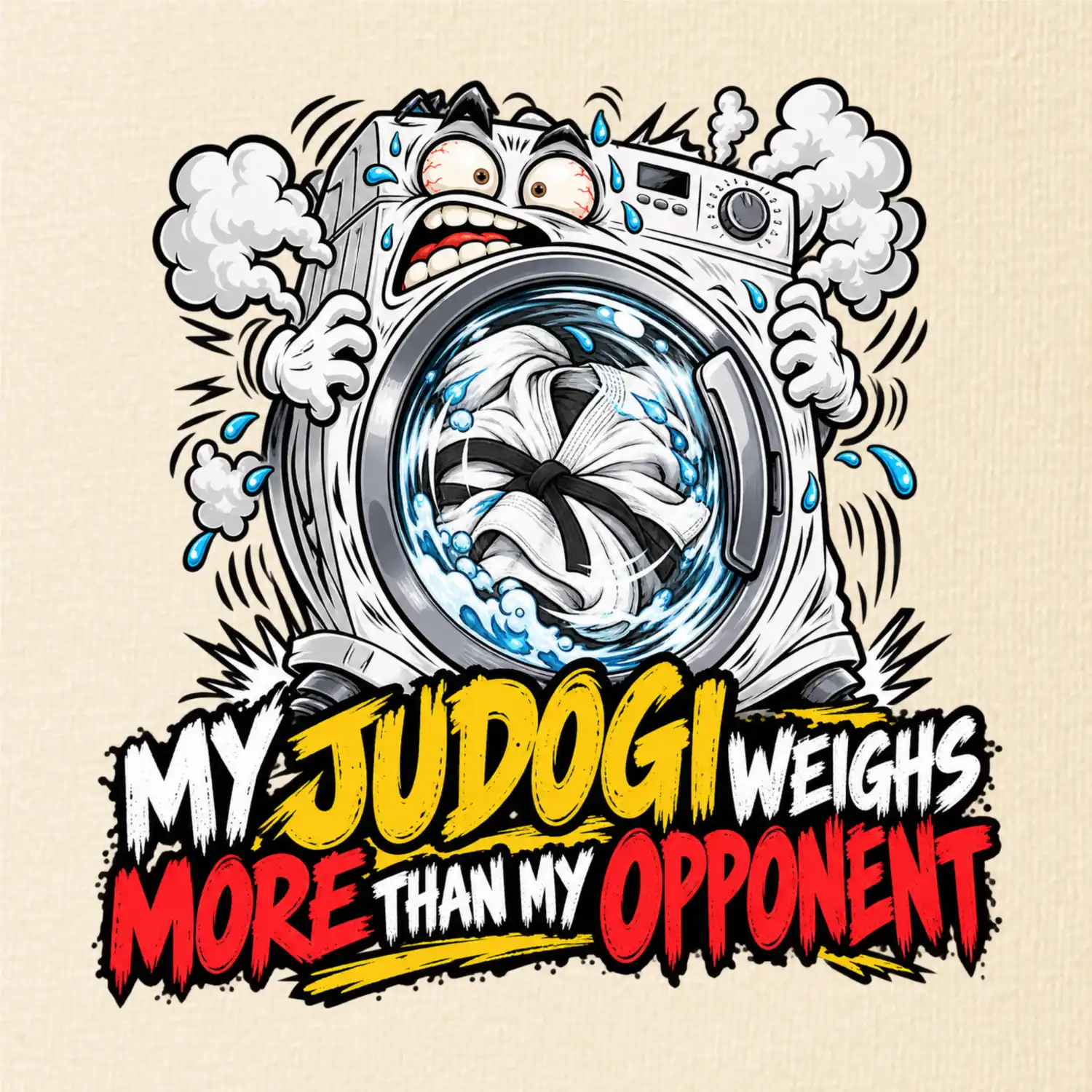 My judogi weighs more than my opponent