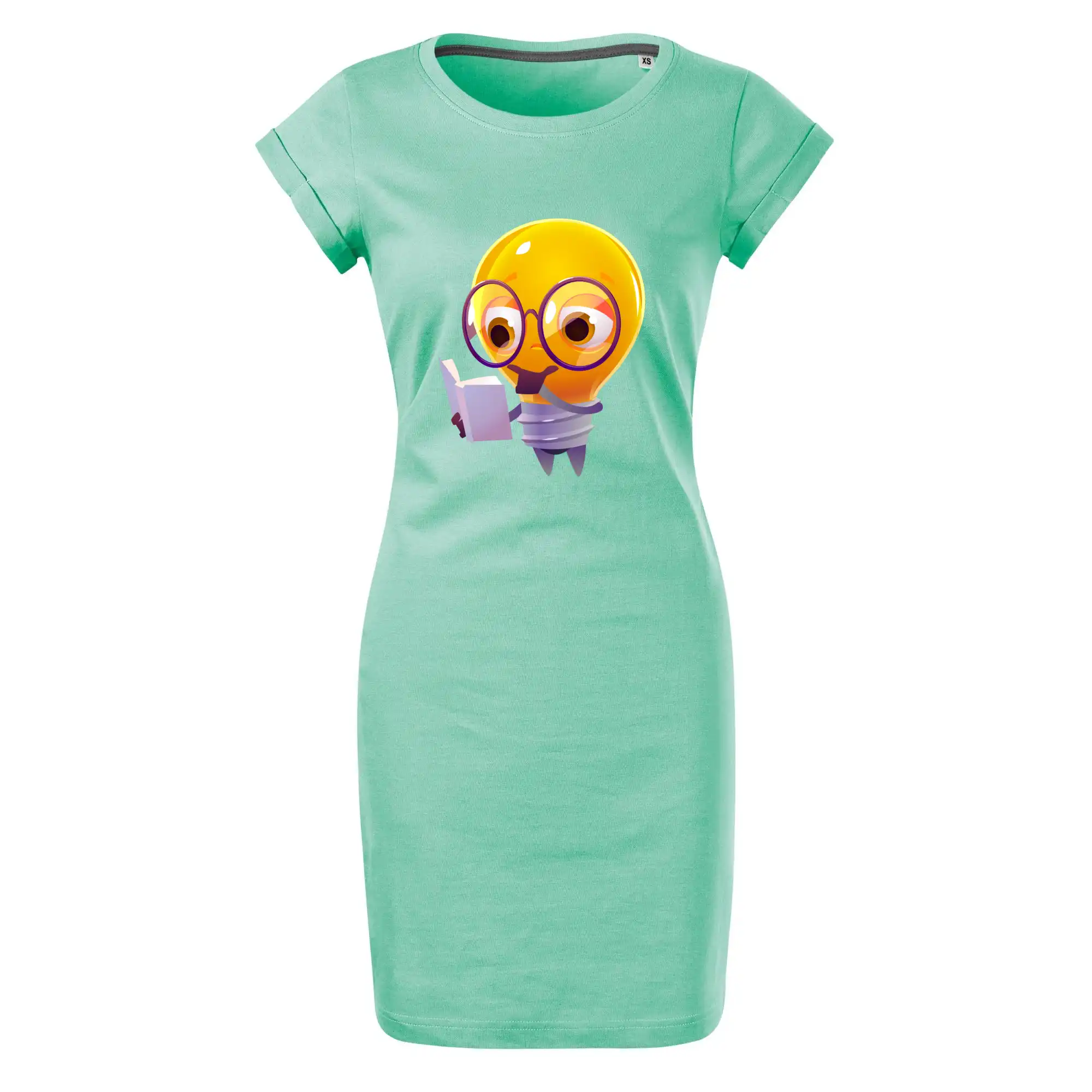 Žárovka přemýšlí nad knihou