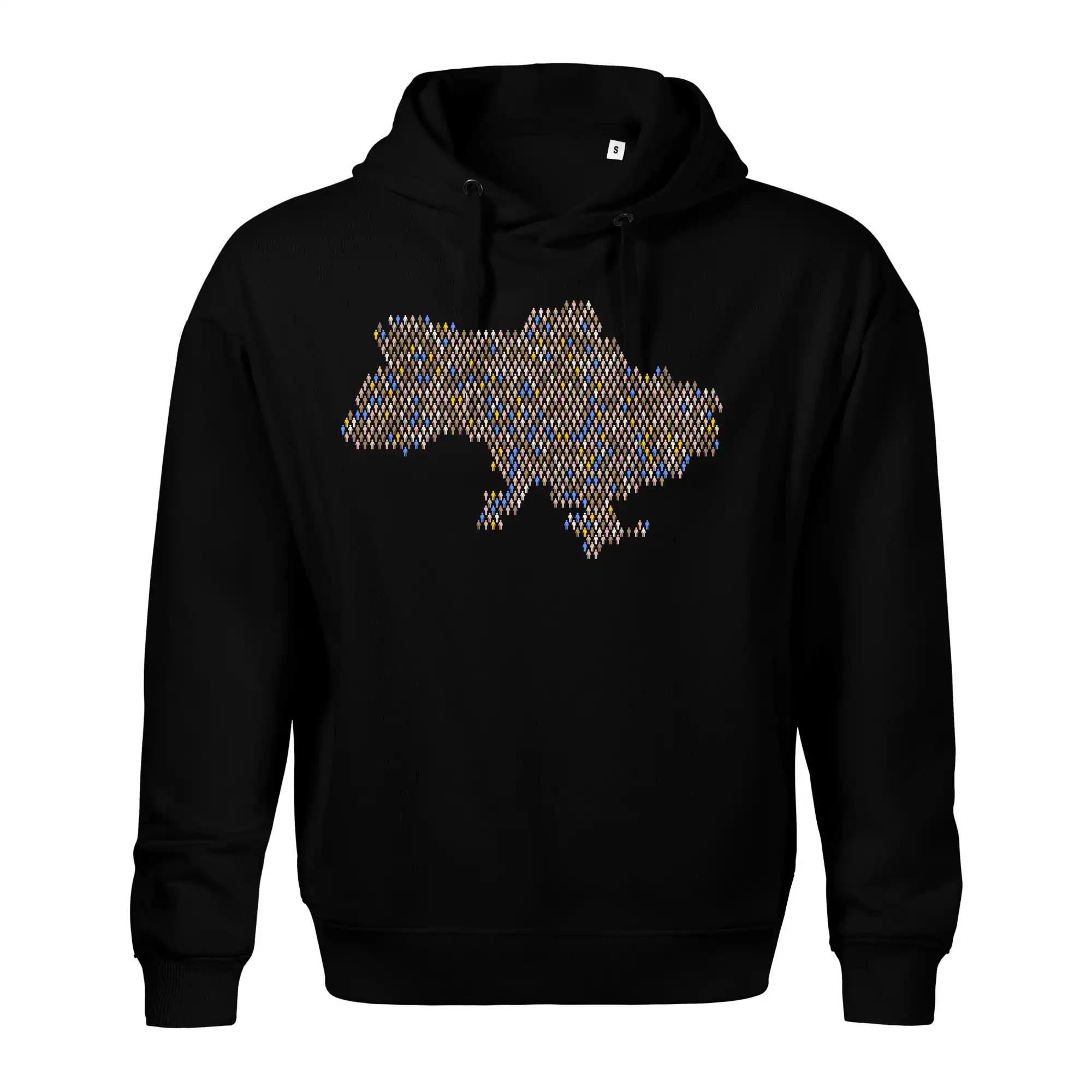 Mapa Ukrajiny panáčci