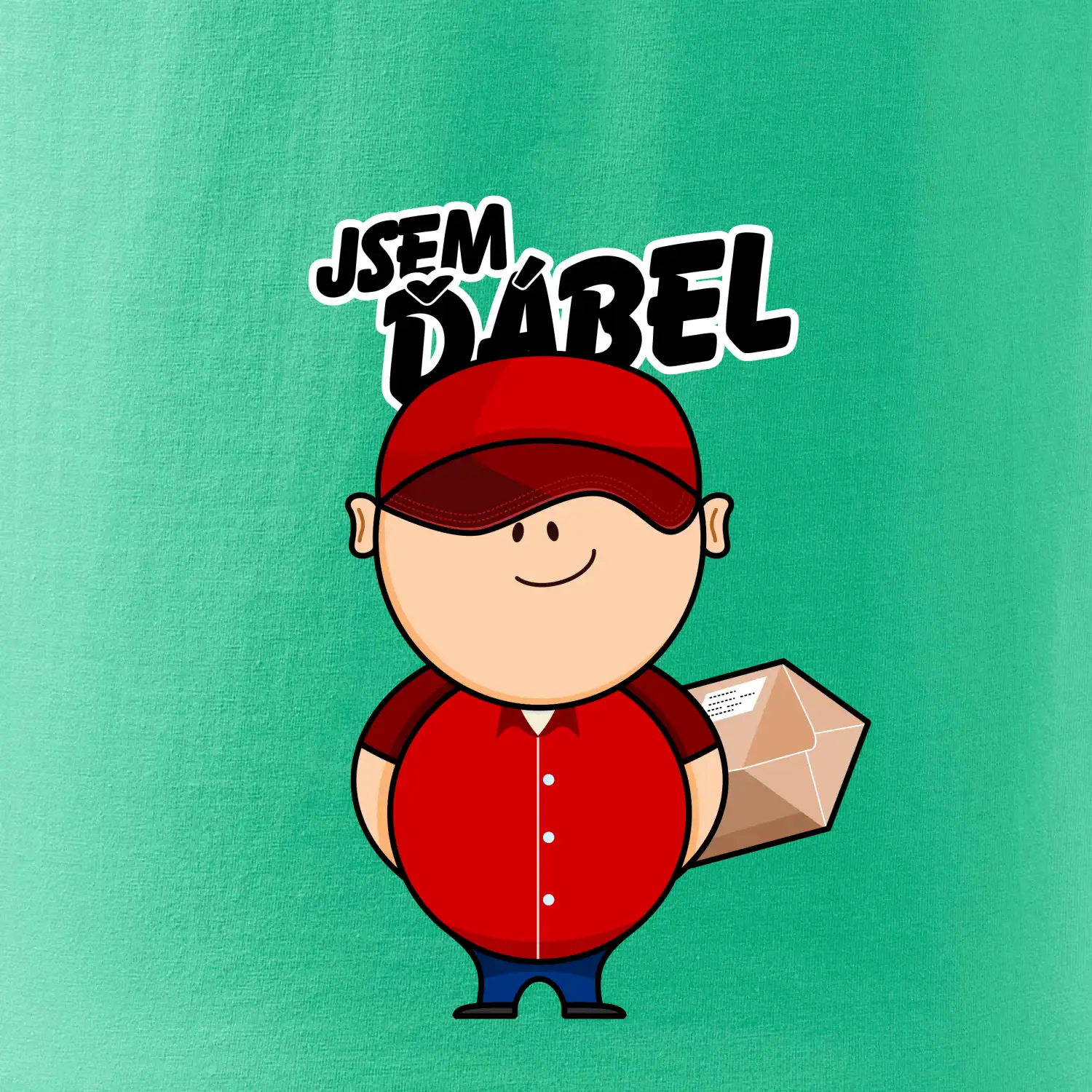 Jsem ďábel doručovatel červený