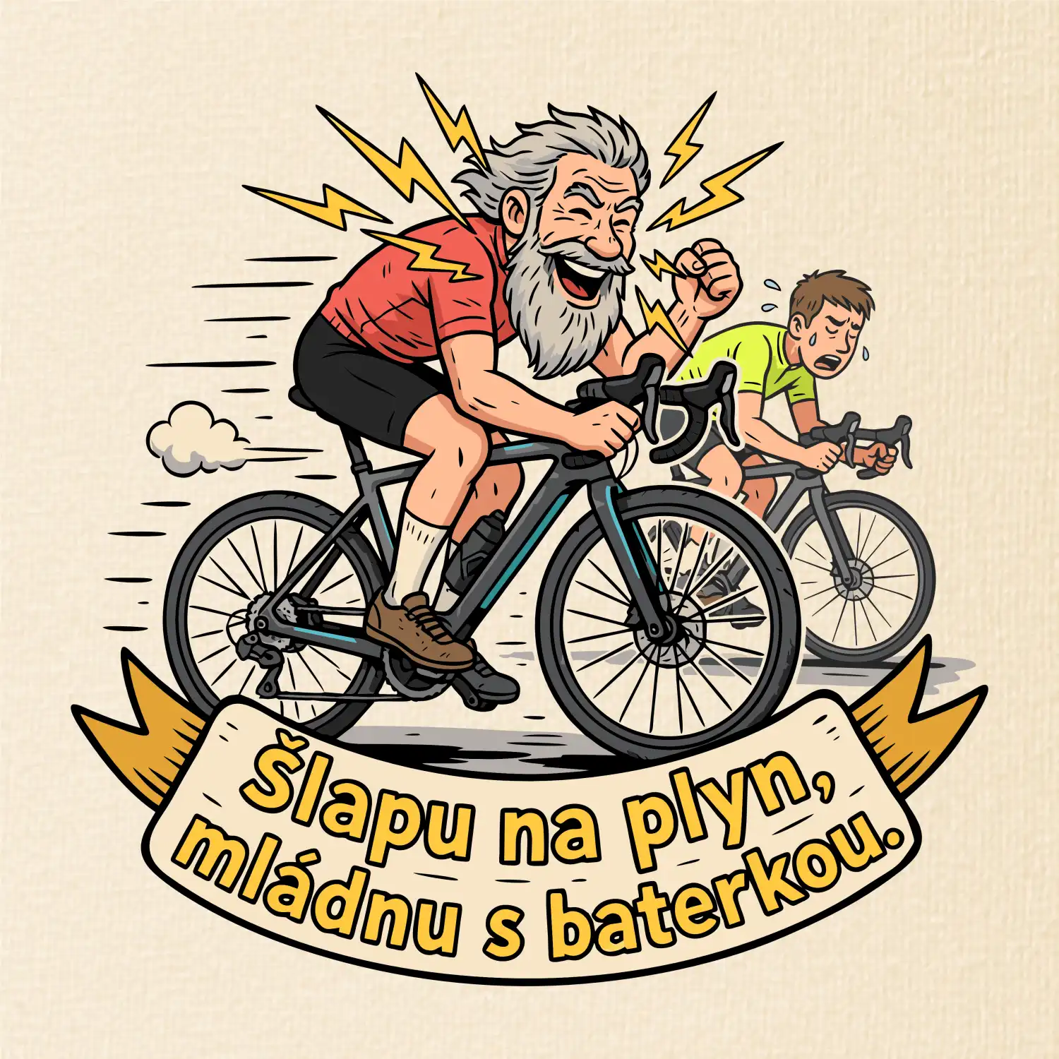 Šlapu na plyn, mládnu s baterkou