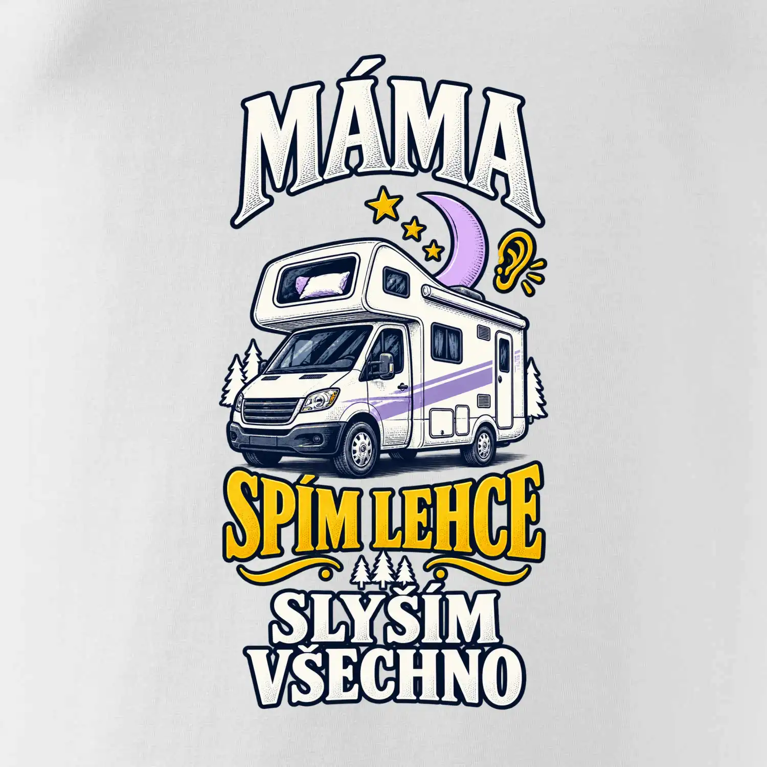 Máma spím lehce slyším všechno rodinná alkovna