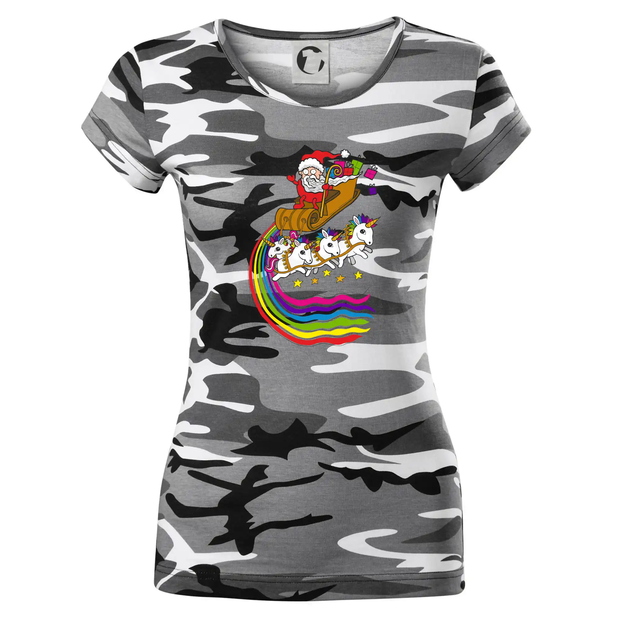 Santa a jednorožci (Pecka design)