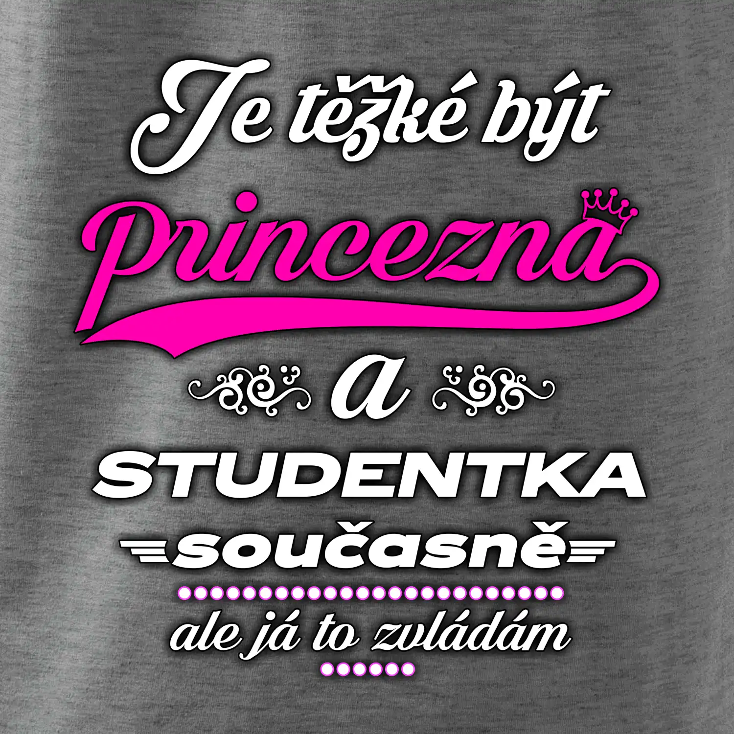 Je těžké být princezna - studentka