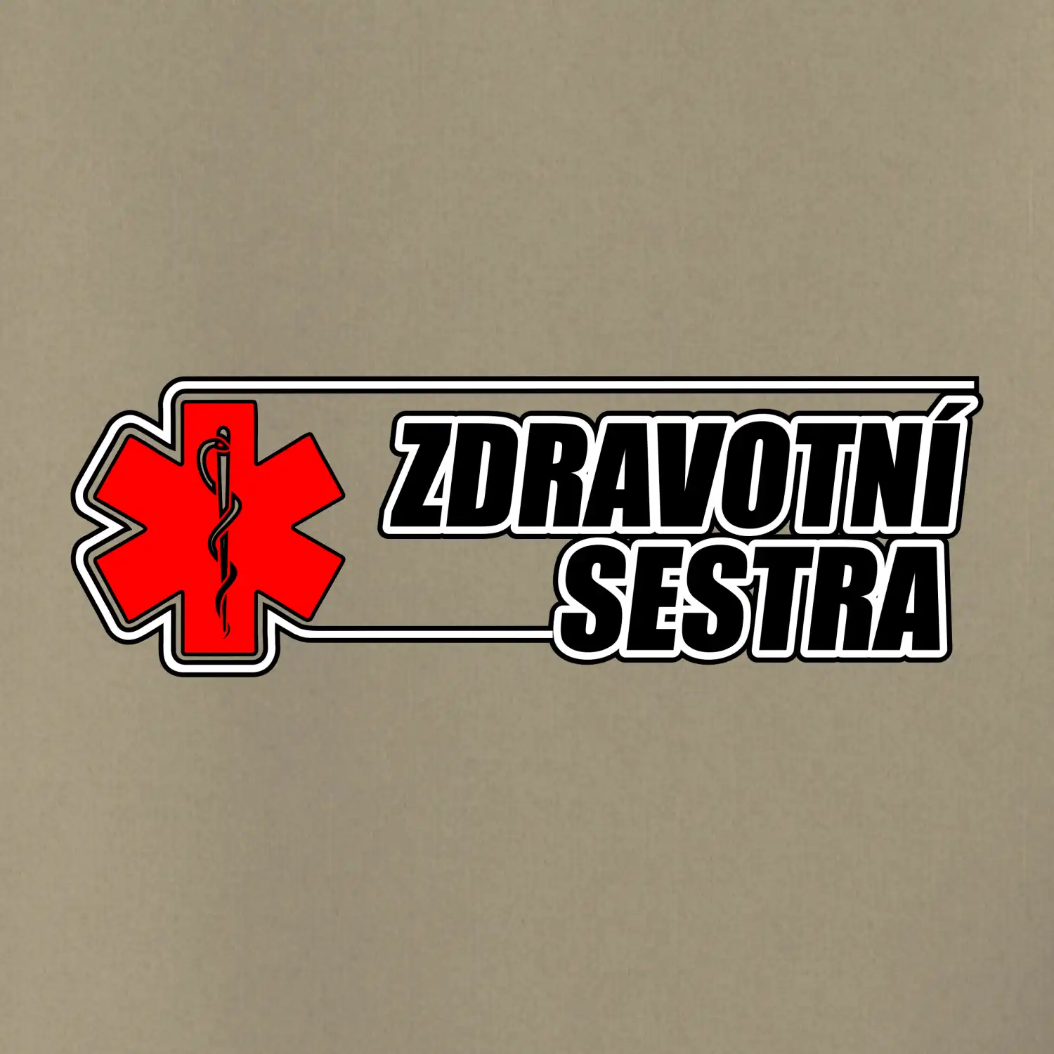 Zdravotní sestra - kříž