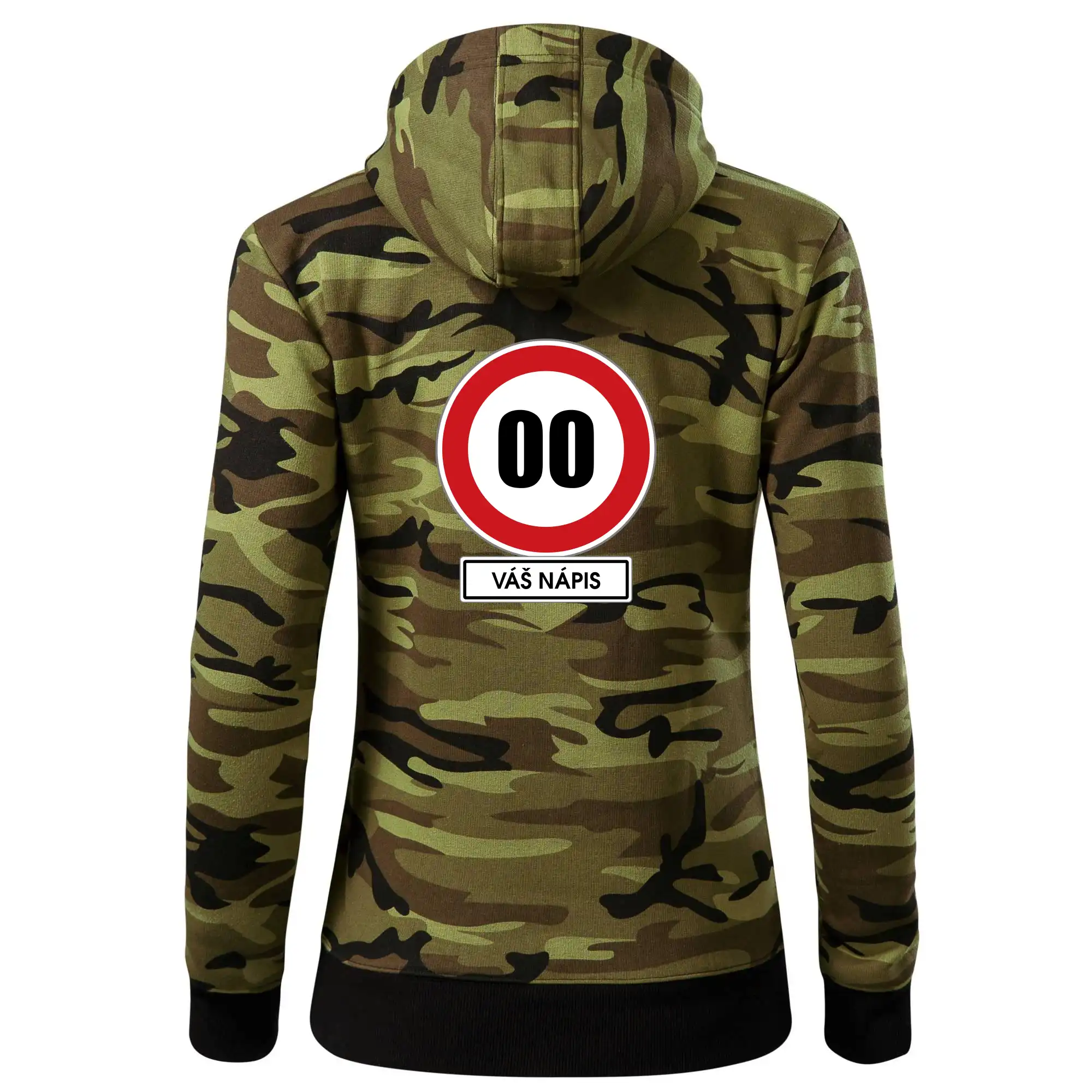 Dopravní značka - rychlost - váš nápis