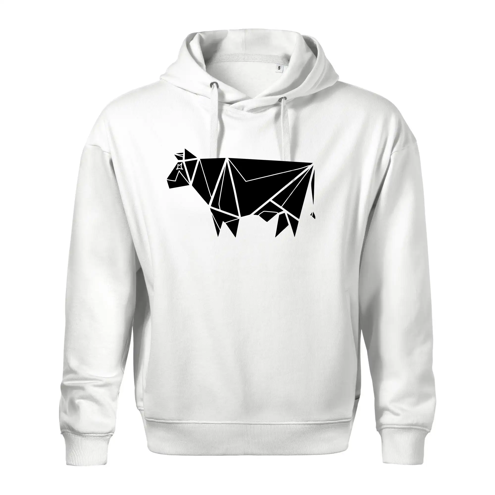 Origami kráva z boku