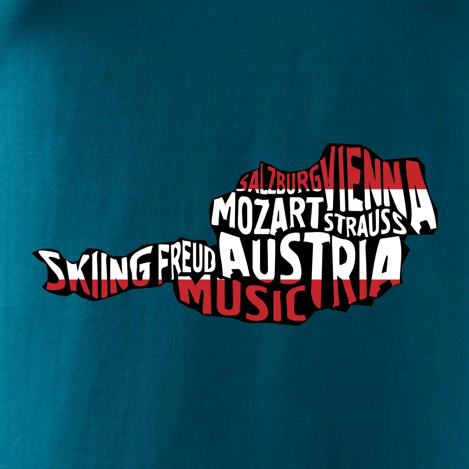 Mapy - názvy měst - Rakousko