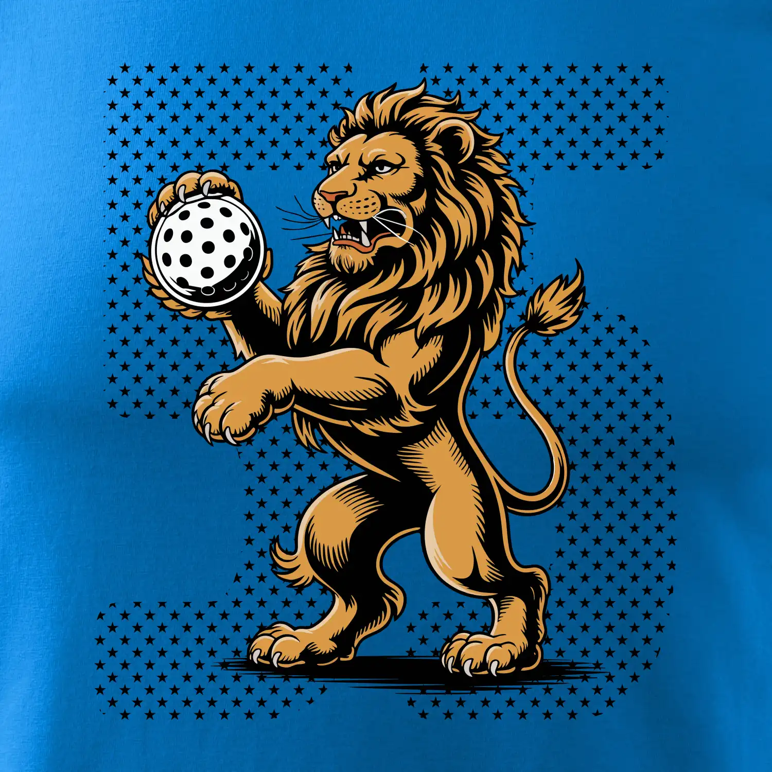 Floorball lev stojící a číslo