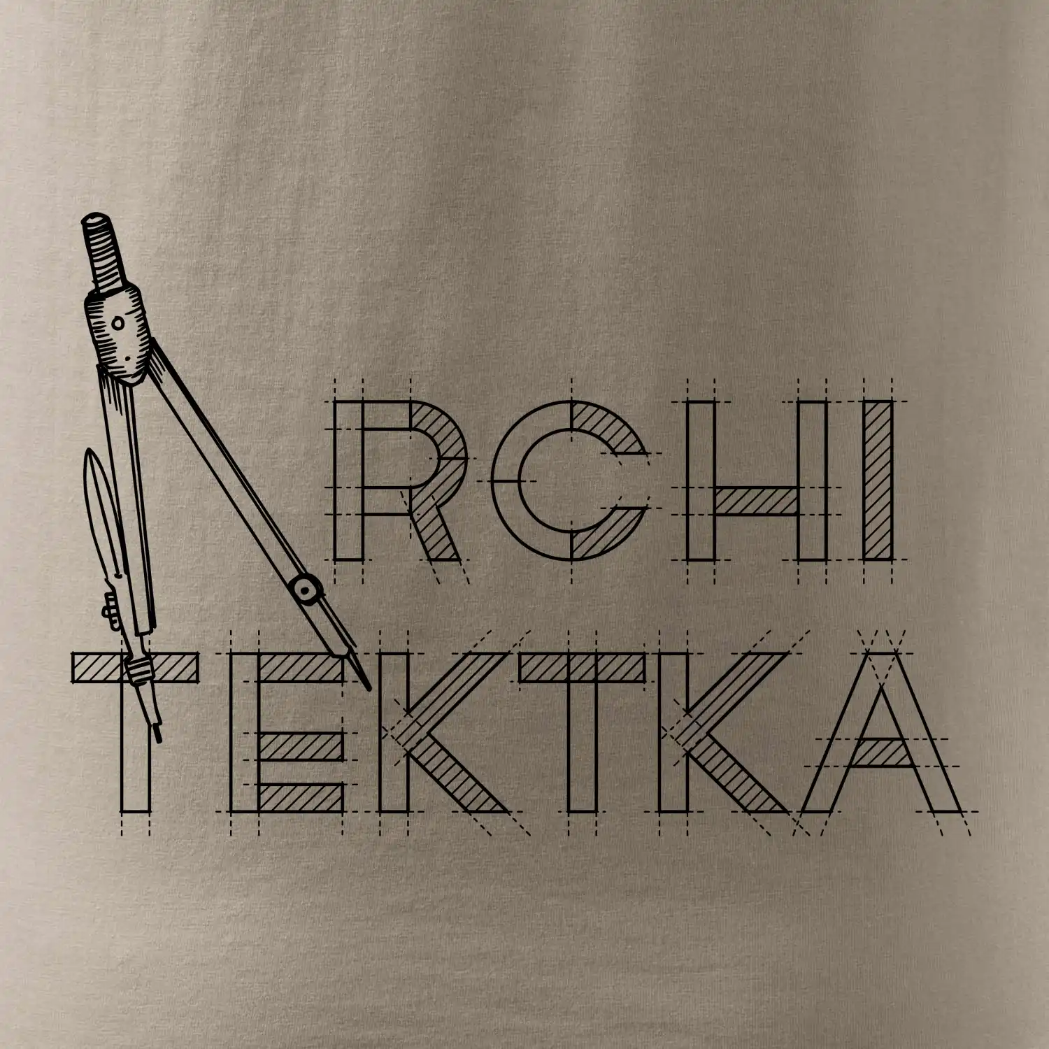 Architektka - výkres