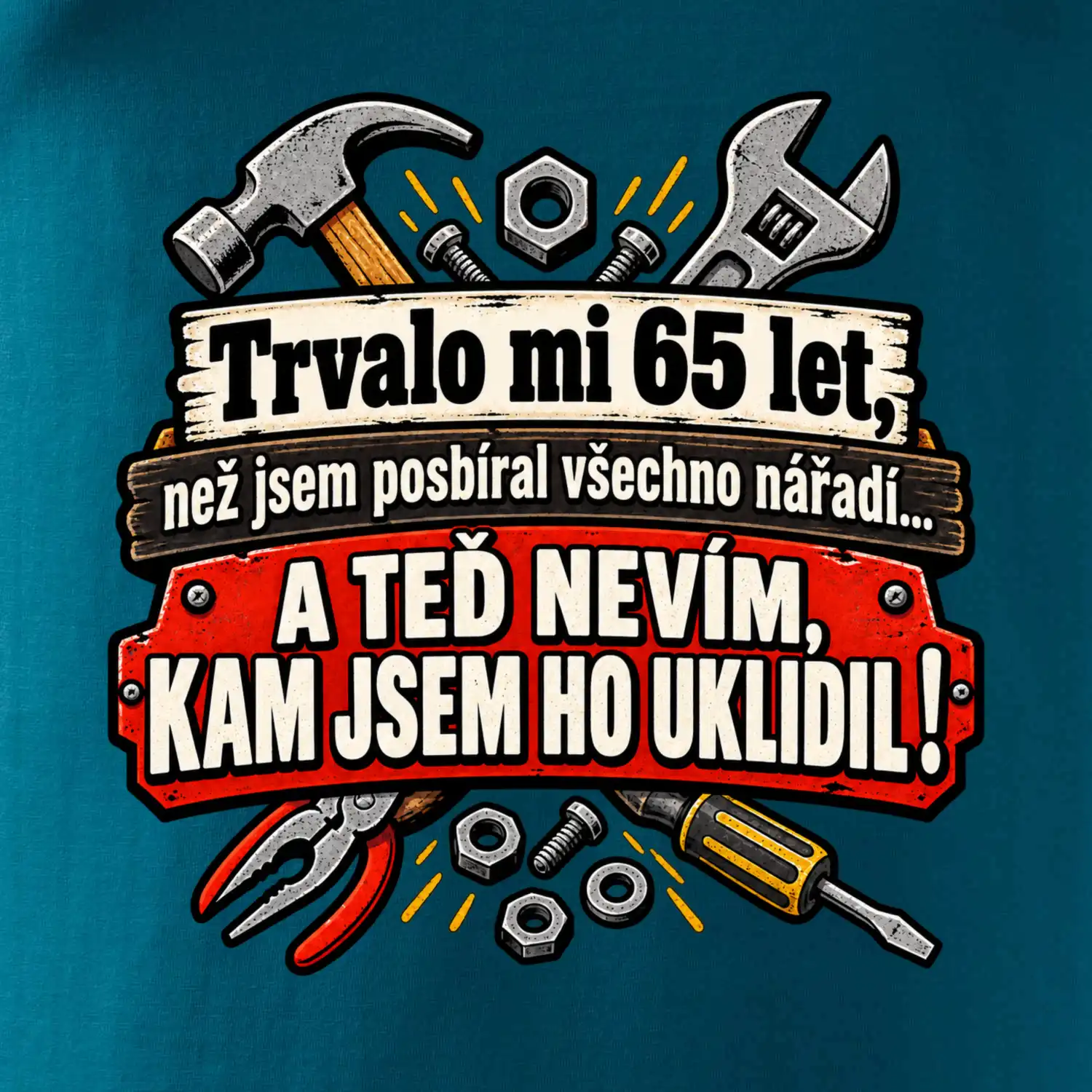 Trvalo mi  65 let, než jsem posbíral všechno nářadí