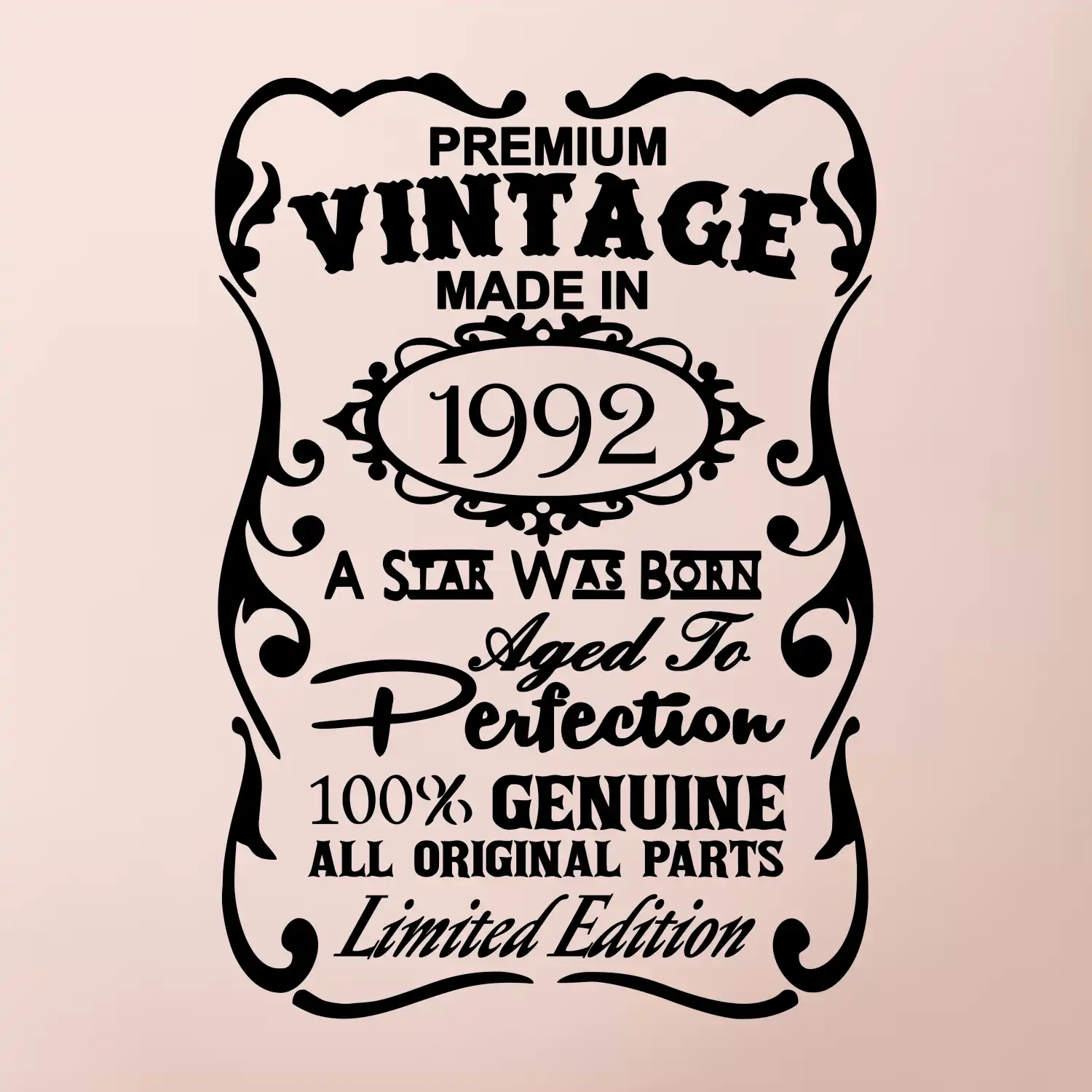 Vintage Etiketa - 1992