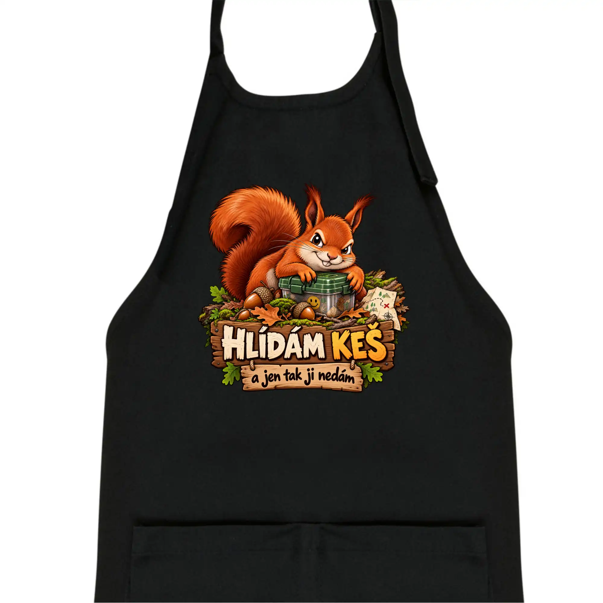 Hlídám keš veverka s pokladem
