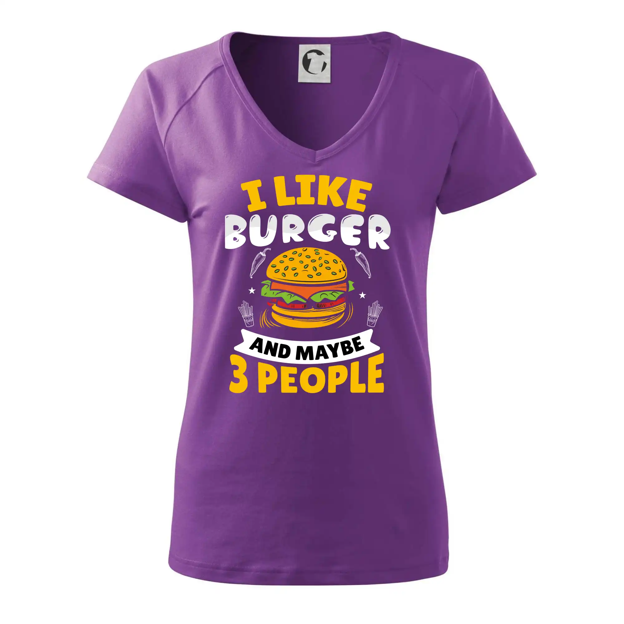 I like burger and maybe 3 people