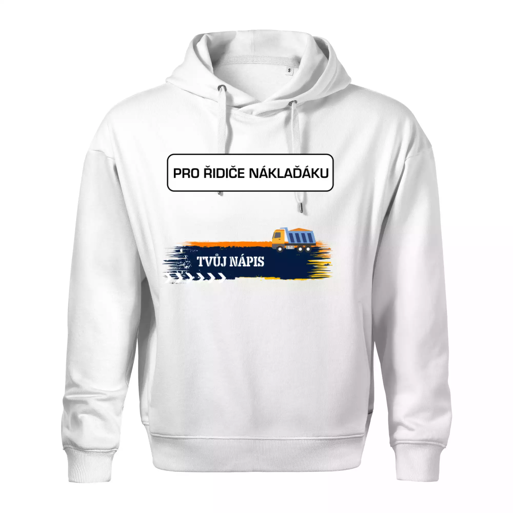 Stavba - vlastní nápis - náklaďák