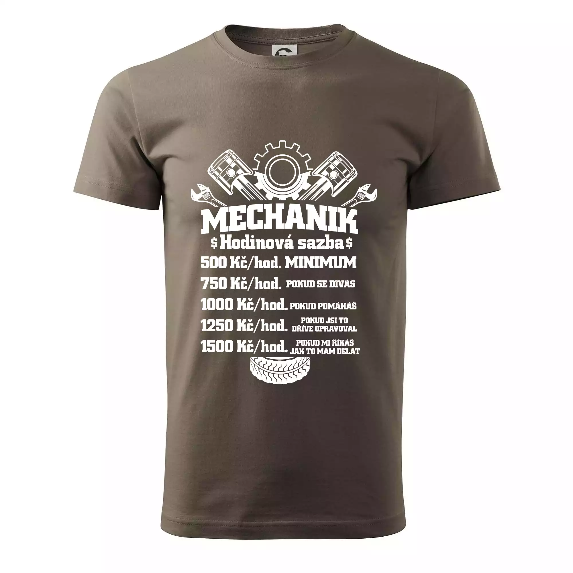 Mechanik - hodinová sazba