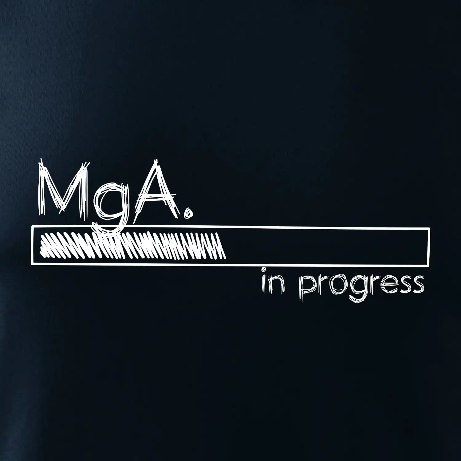 In progress titul MgA.  magistr / magistra umění