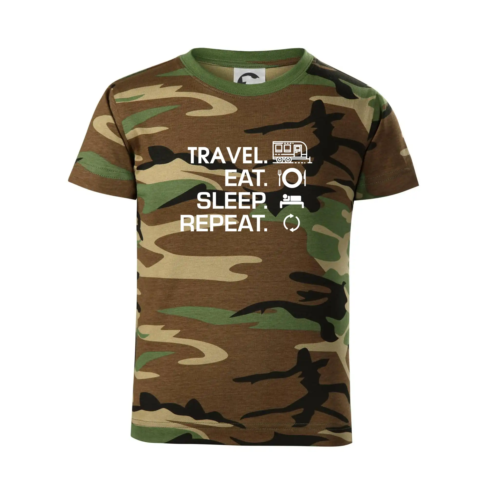 Eat sleep travel - Velký  přívěs