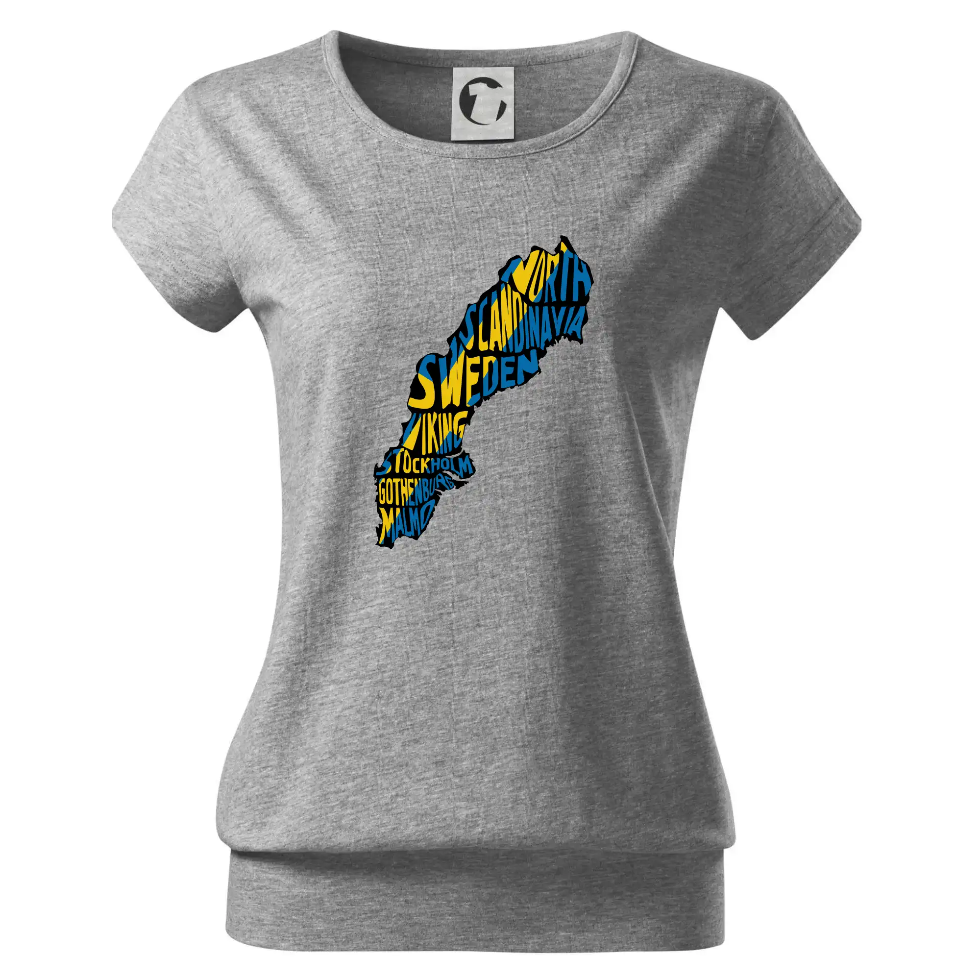 Mapy - názvy měst - Švédsko