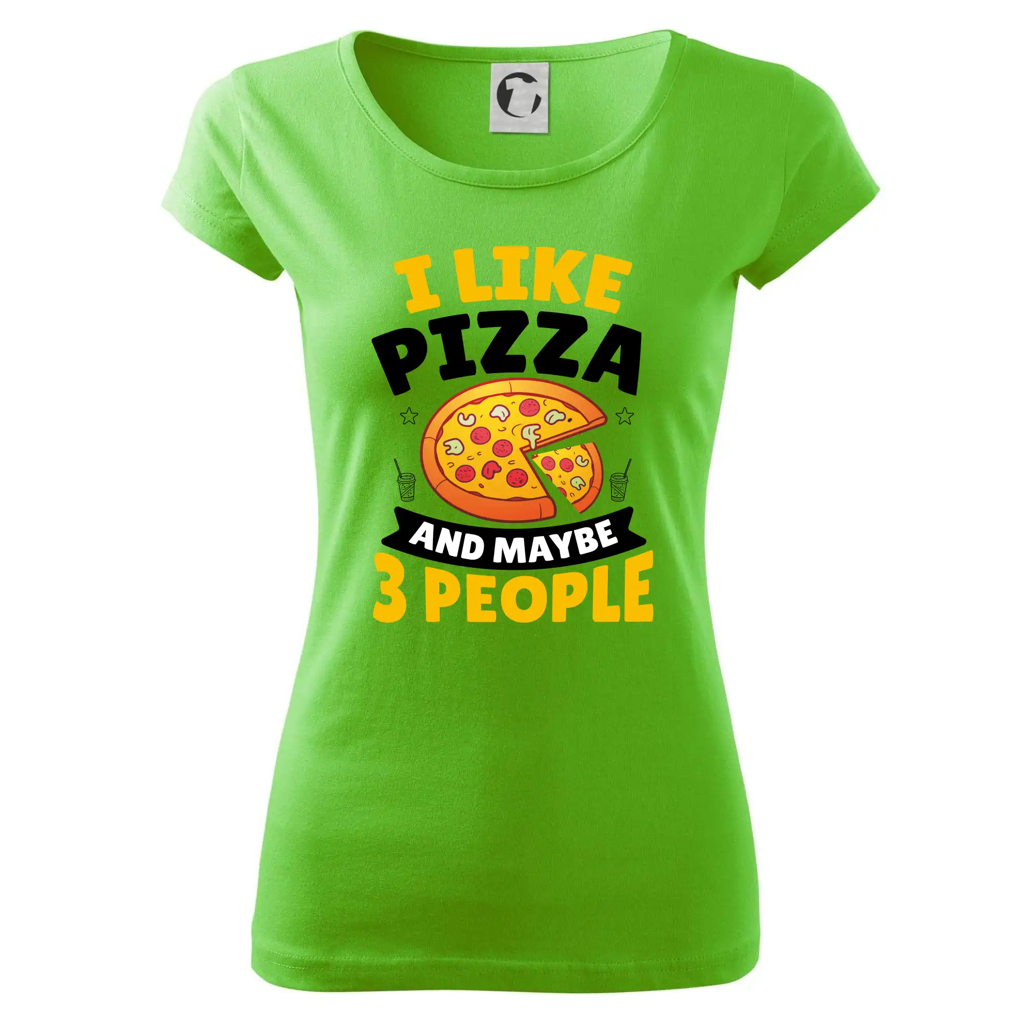 I like pizza and maybe 3 people
