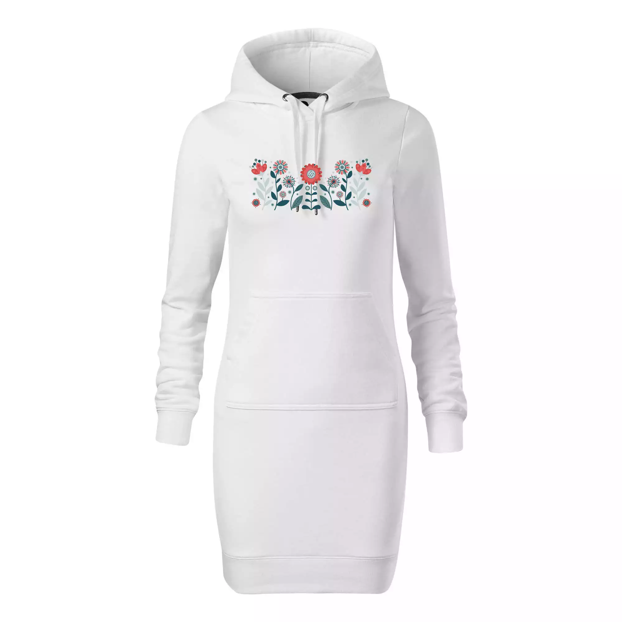 Folklor - květiny v řadě