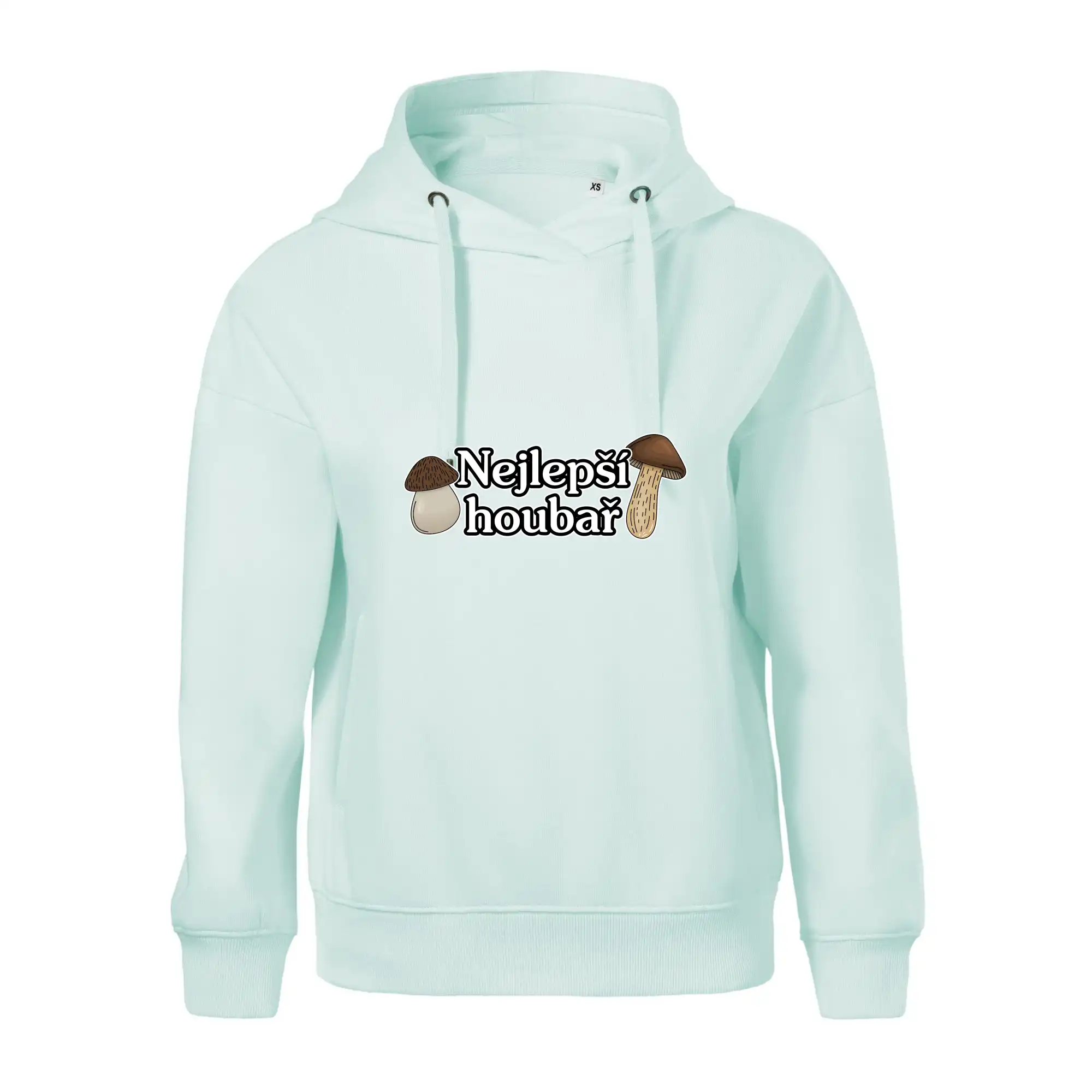 Nejlepší houbař - nápis s houbama