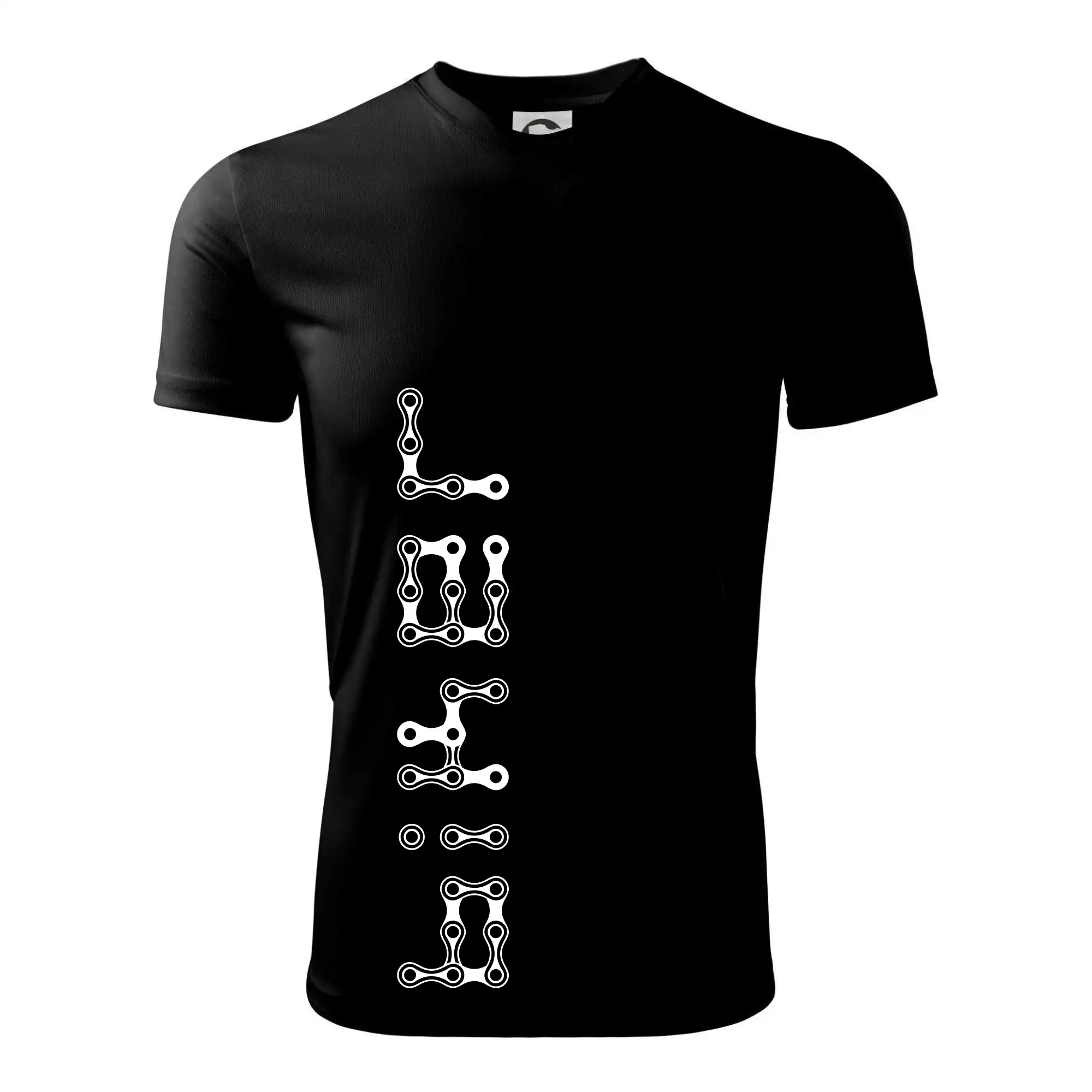 Biker nápis na výšku řetěz