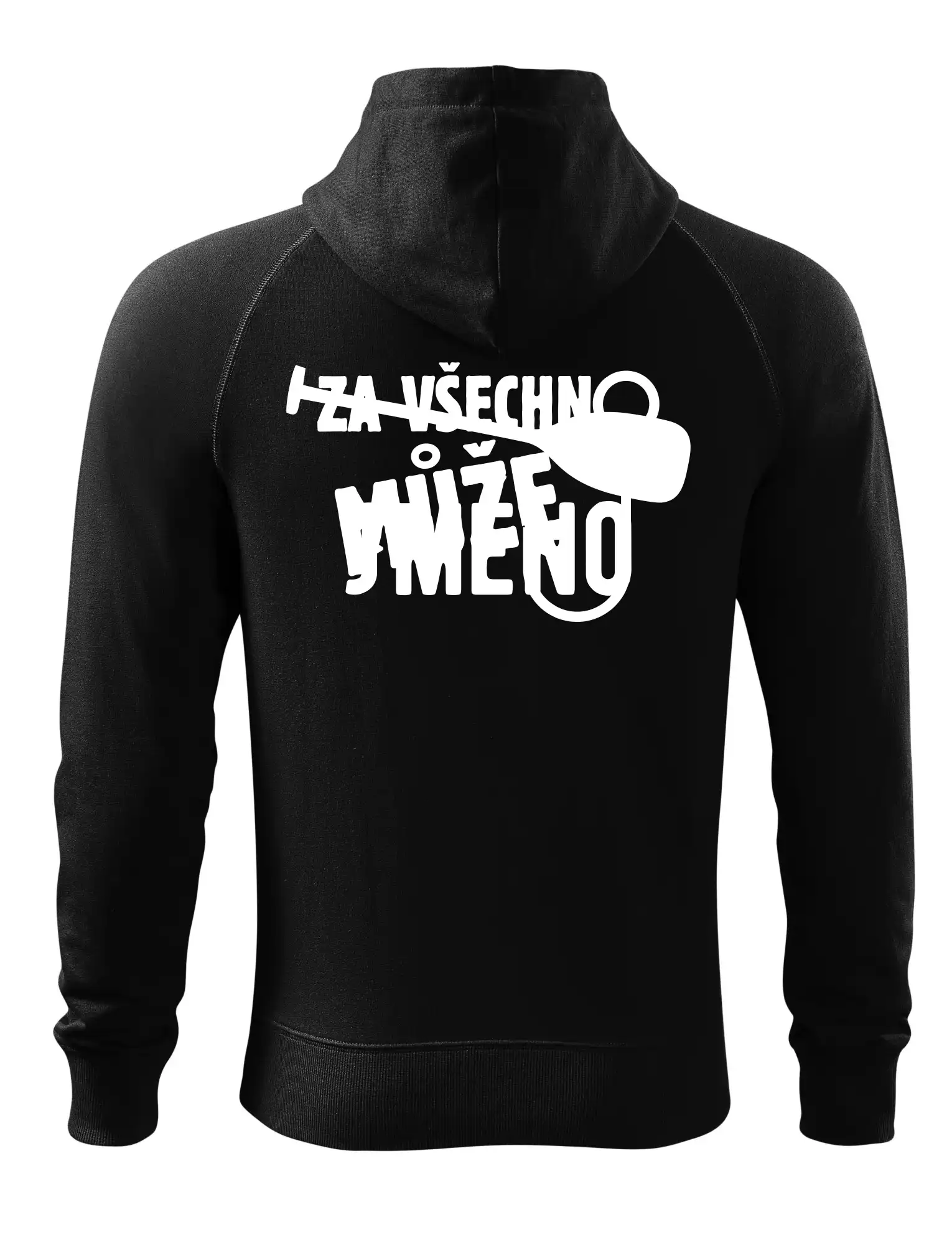 Za všechno může háček - vlastní jméno na zádech