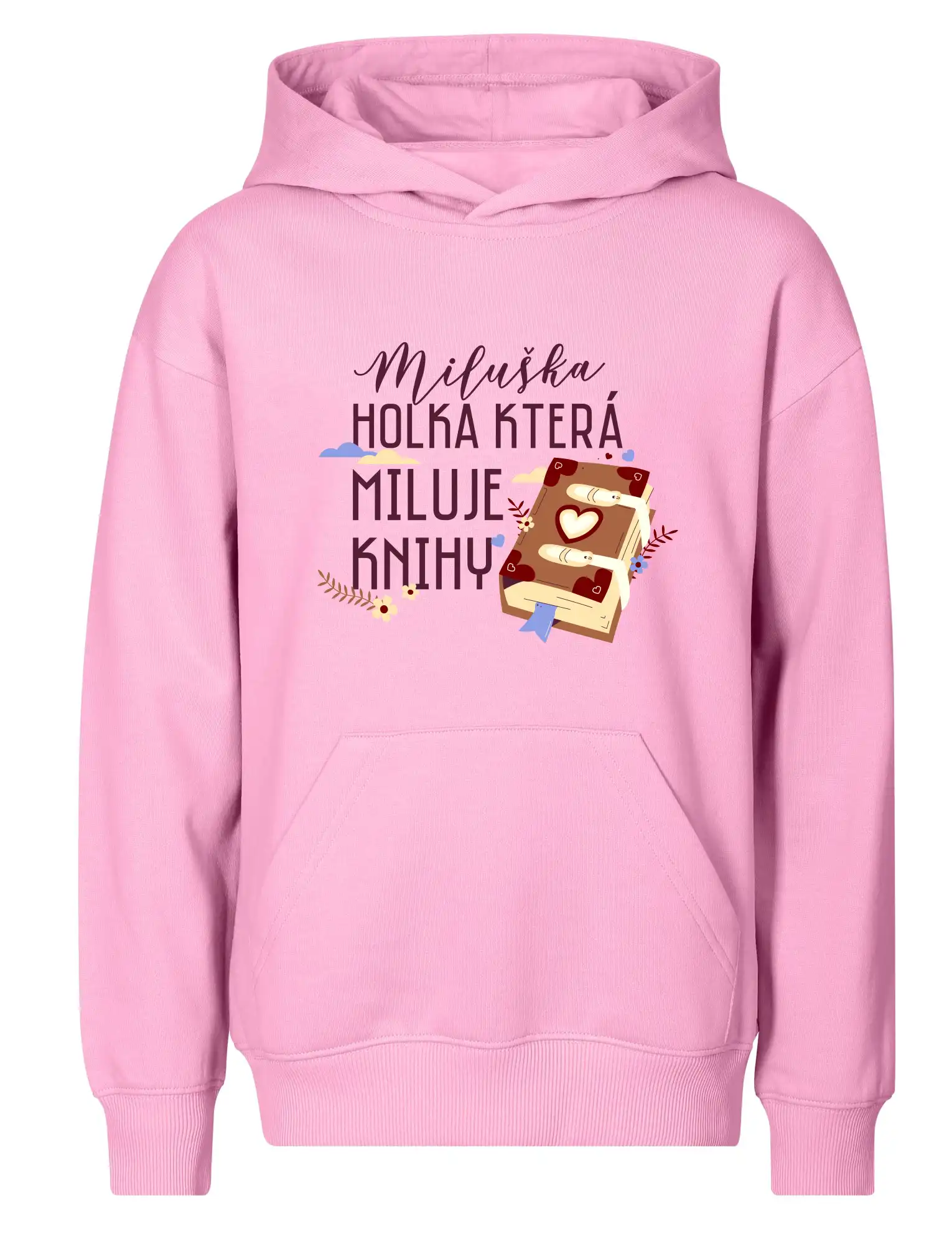 Kniha - Holka, která miluje knihy -  Vaše jméno