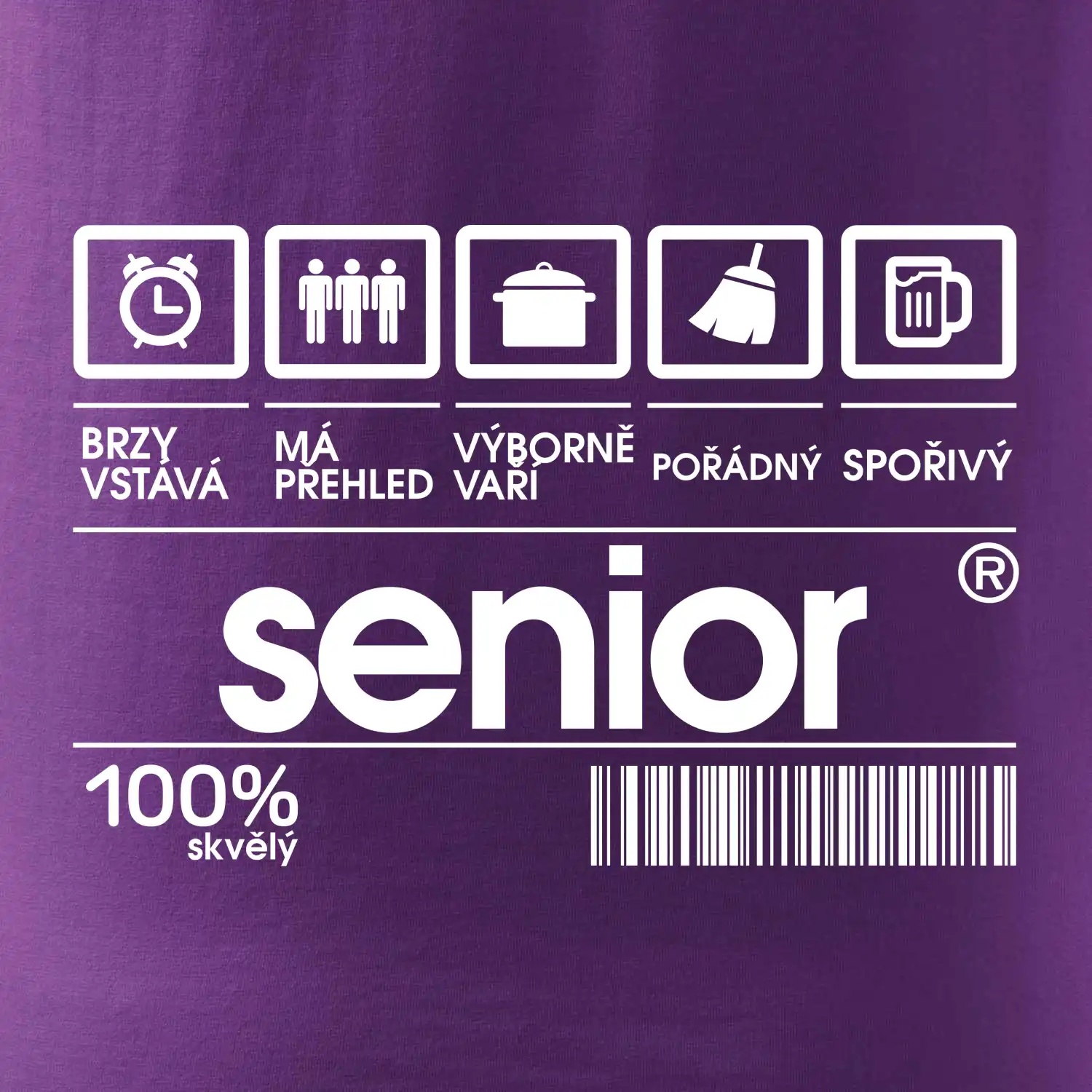 Čárový kód senior