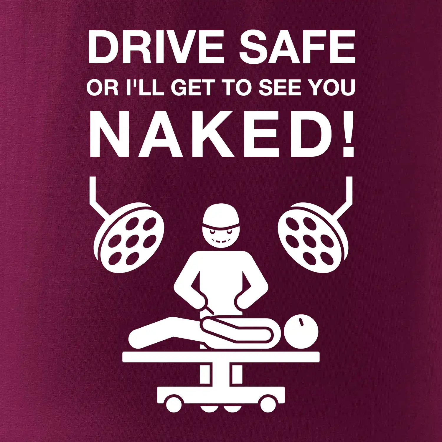Jezdi bezpečně nebo tě uvidím nahého  (Hana-creative)