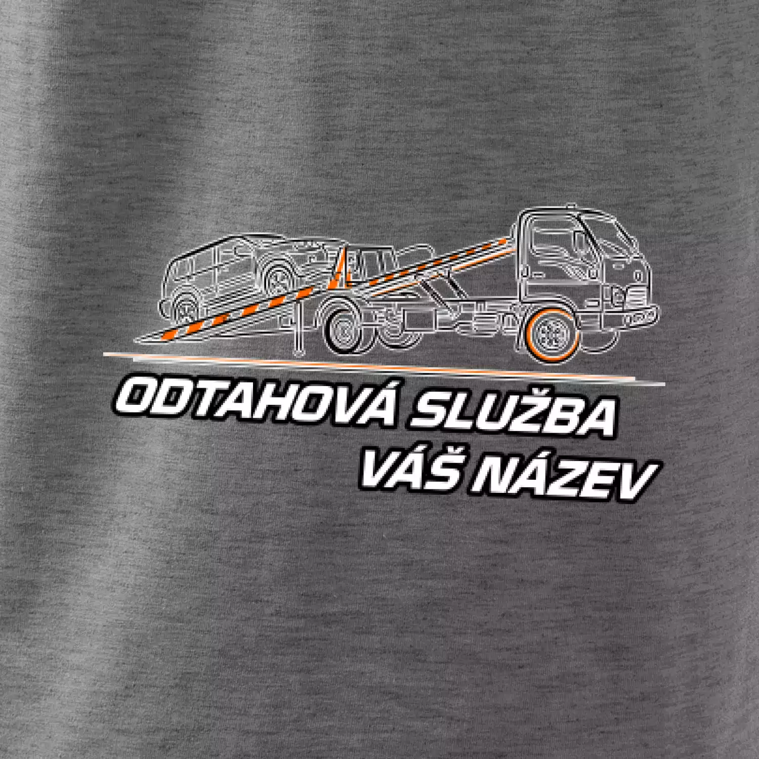 Odtahová služba - nakládání auta