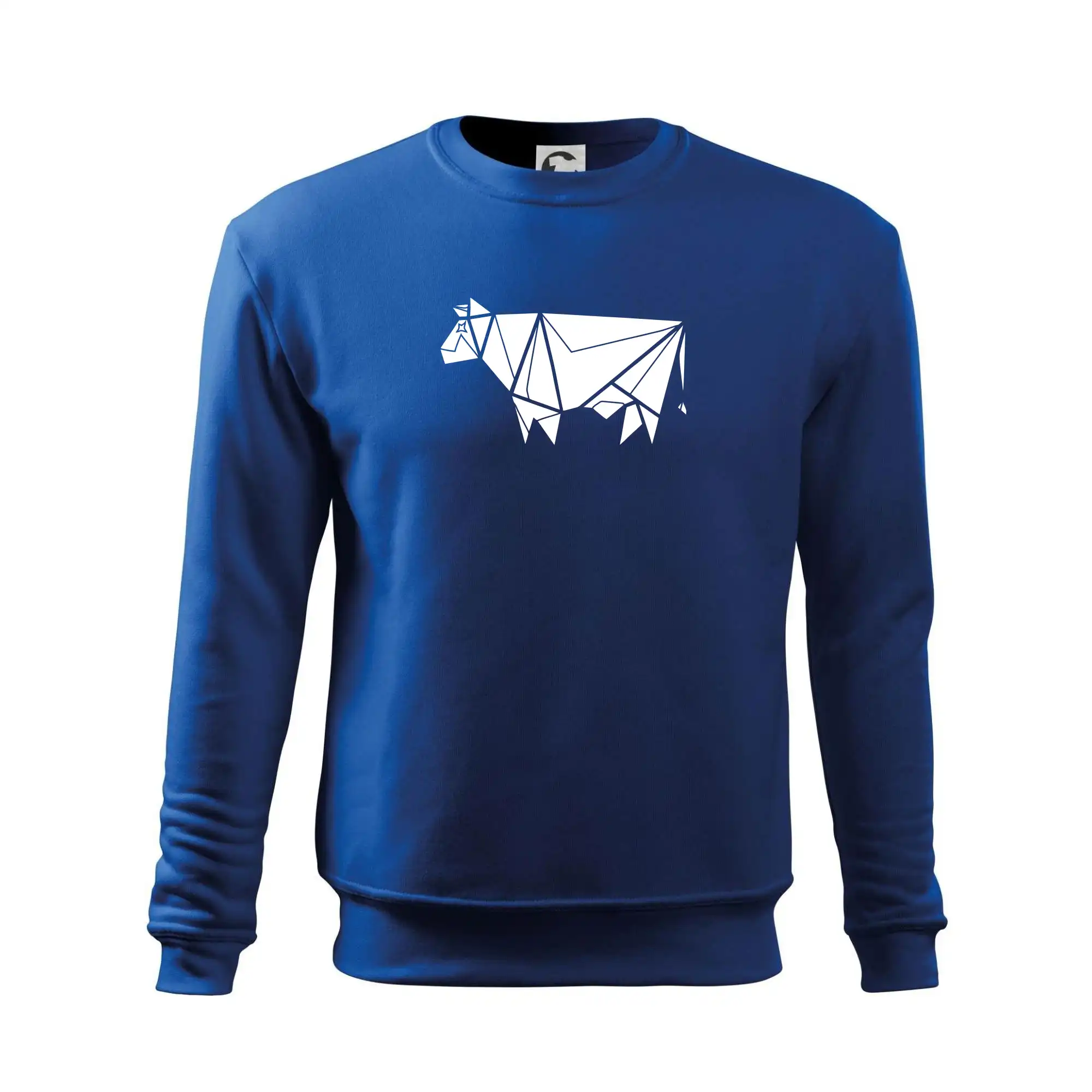 Origami kráva z boku