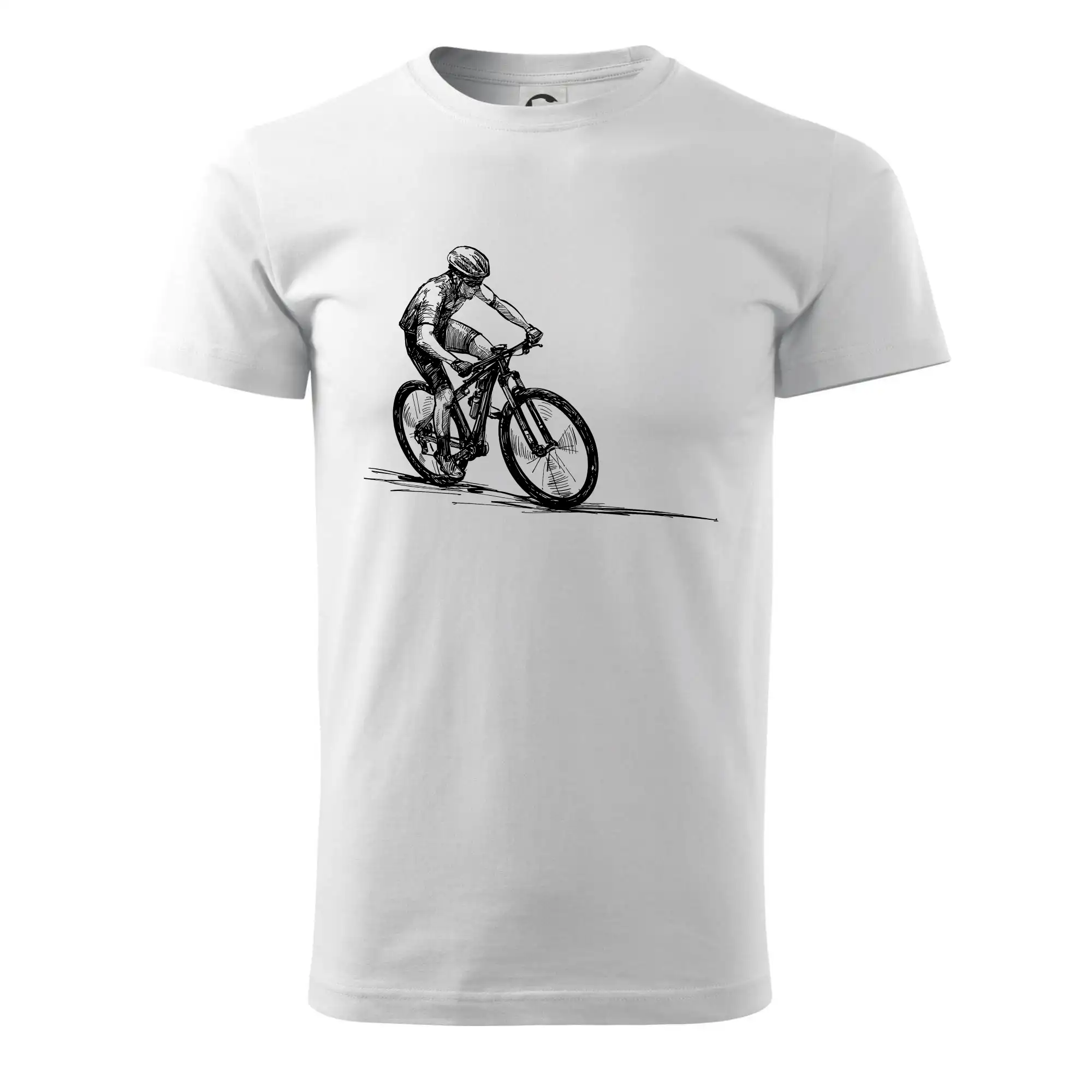 MTB kreslený cyklista