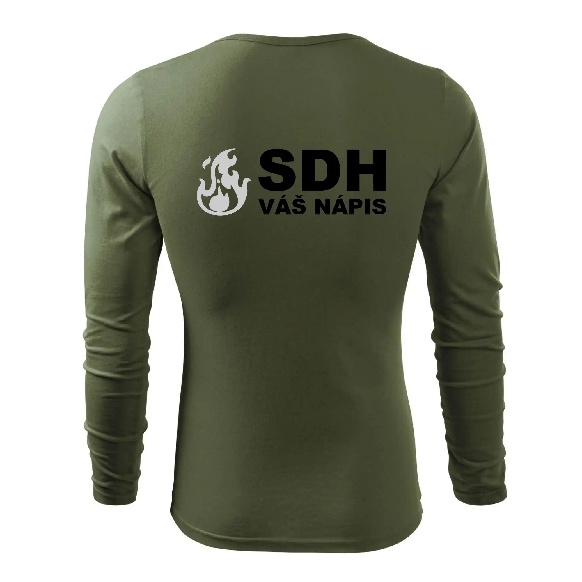 SDH REFLEXNÍ nápis (oheň, firesport, název sboru - vlastní nápis)
