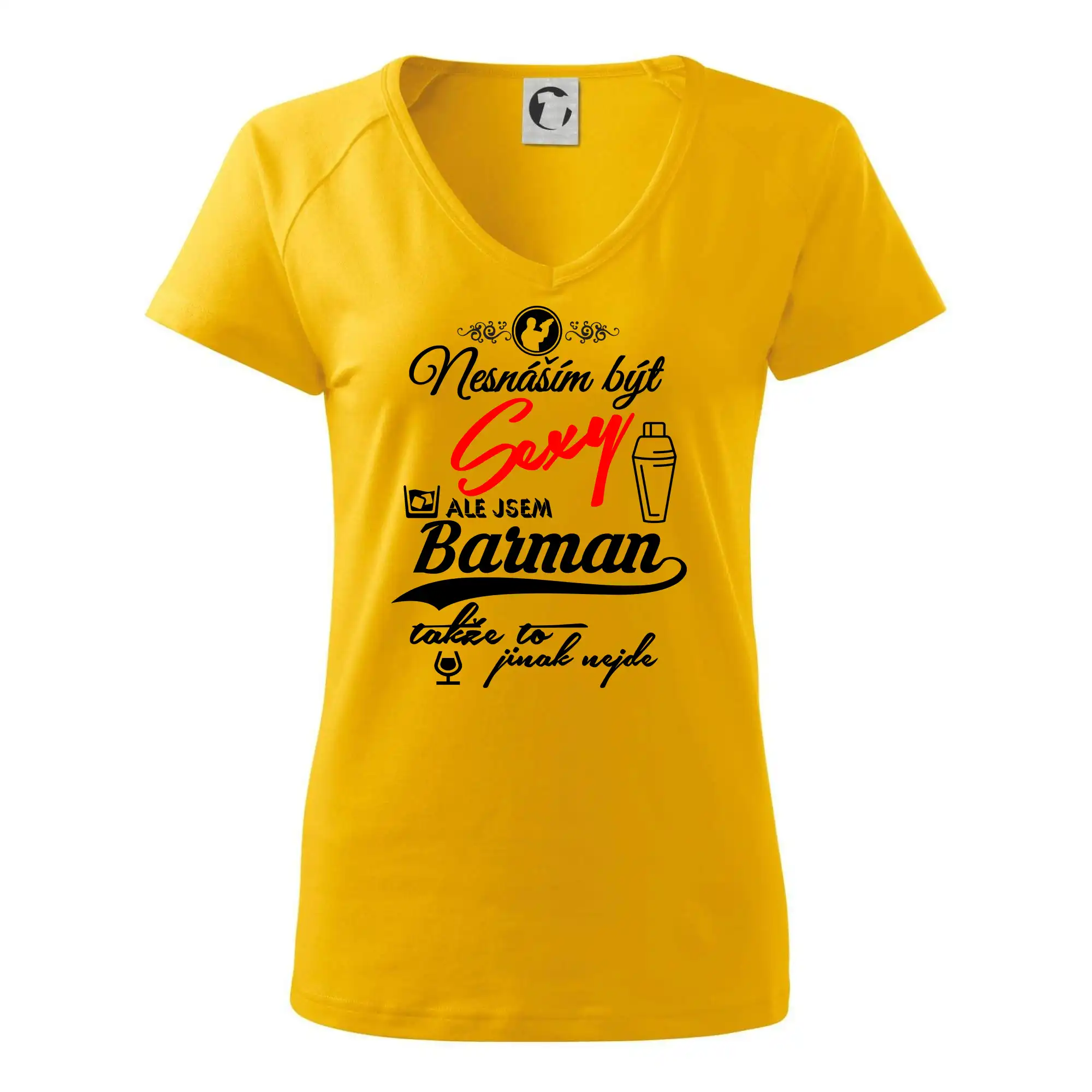 Nesnáším být sexy - nápis - barman / barmanka