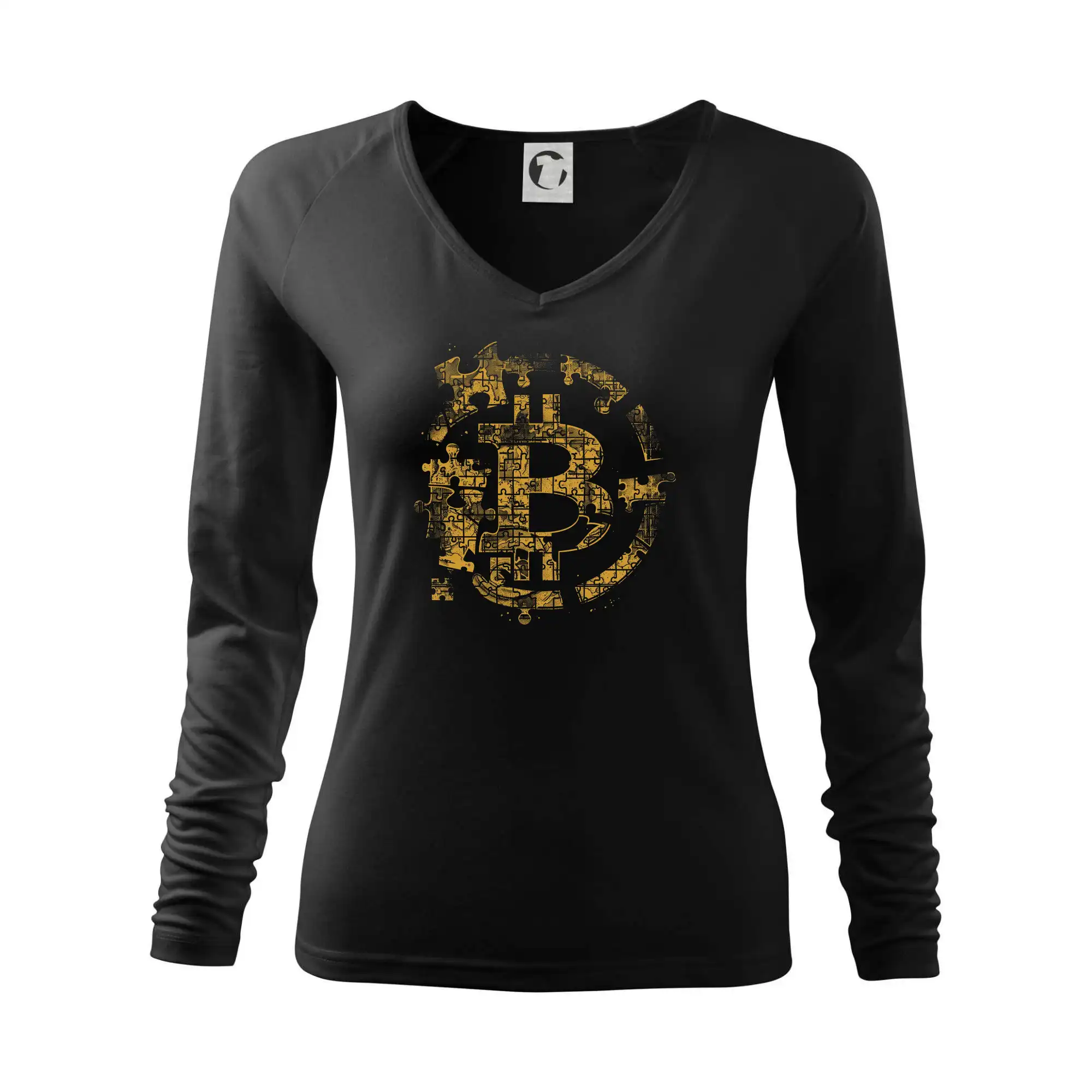 Logo bitcoin puzzle