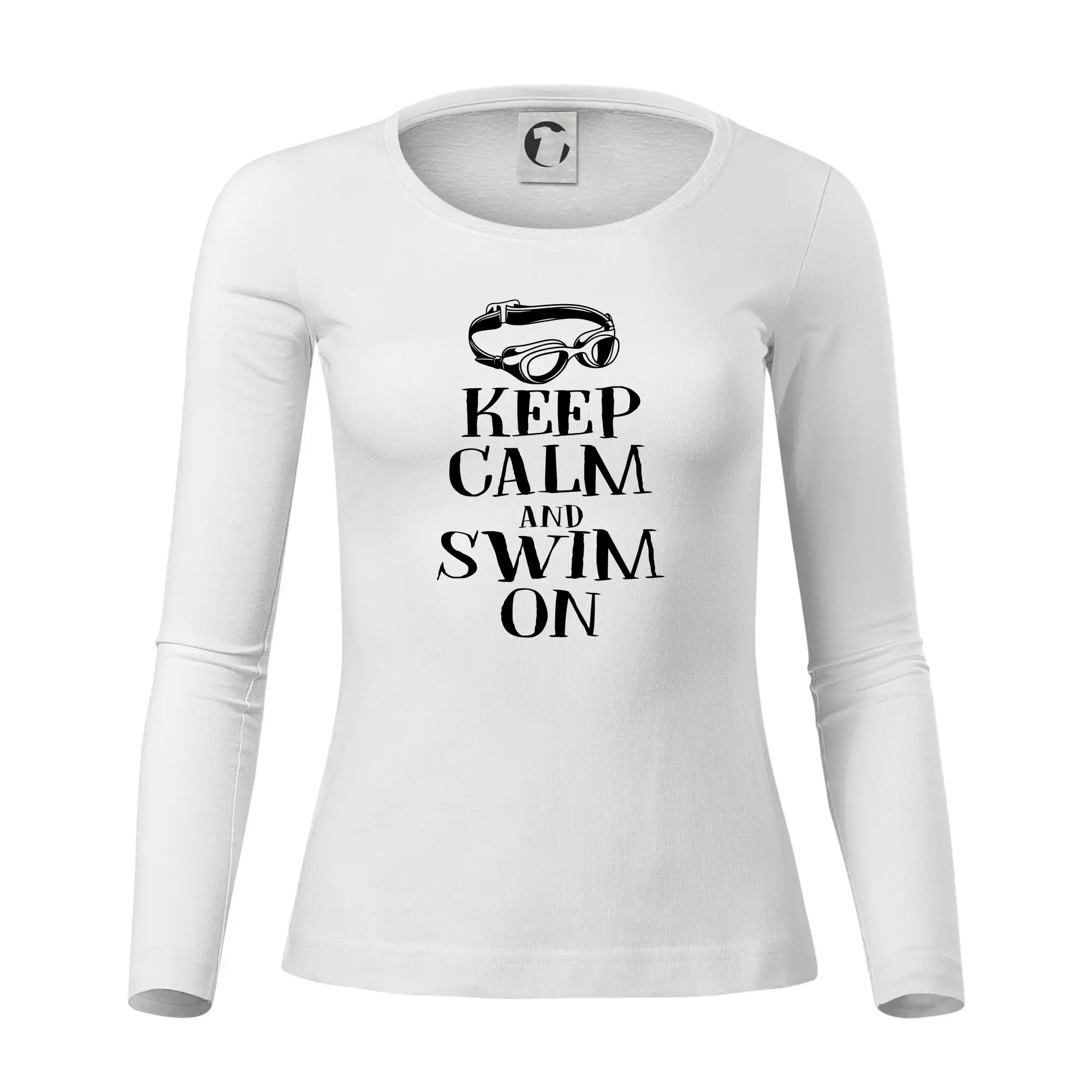 Keep calm and swim on