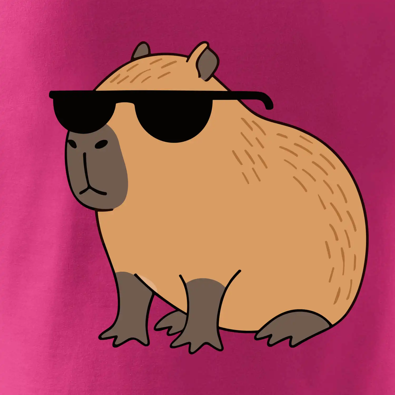 Hustá kapybara