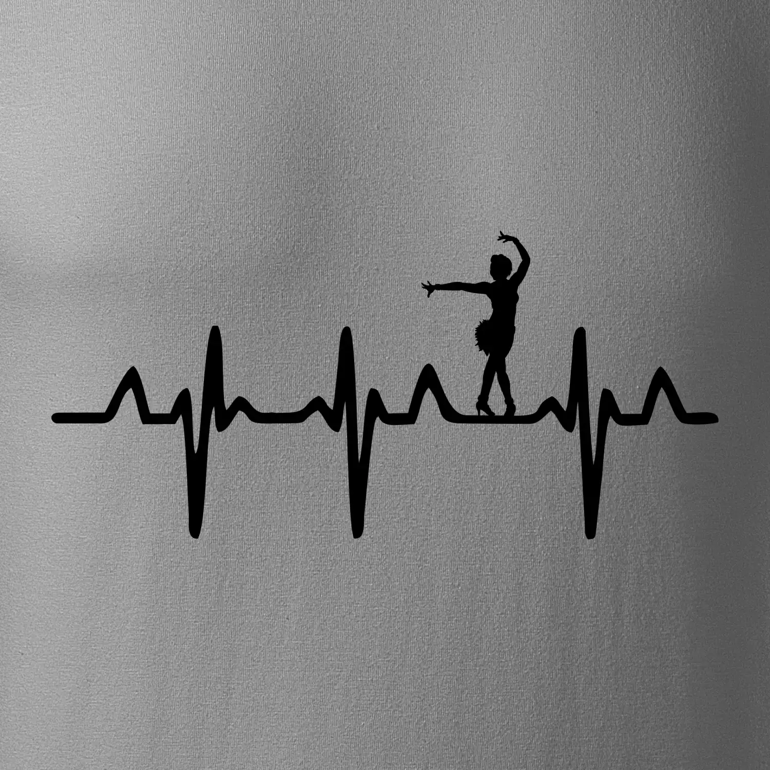 EKG tanečnice salsy