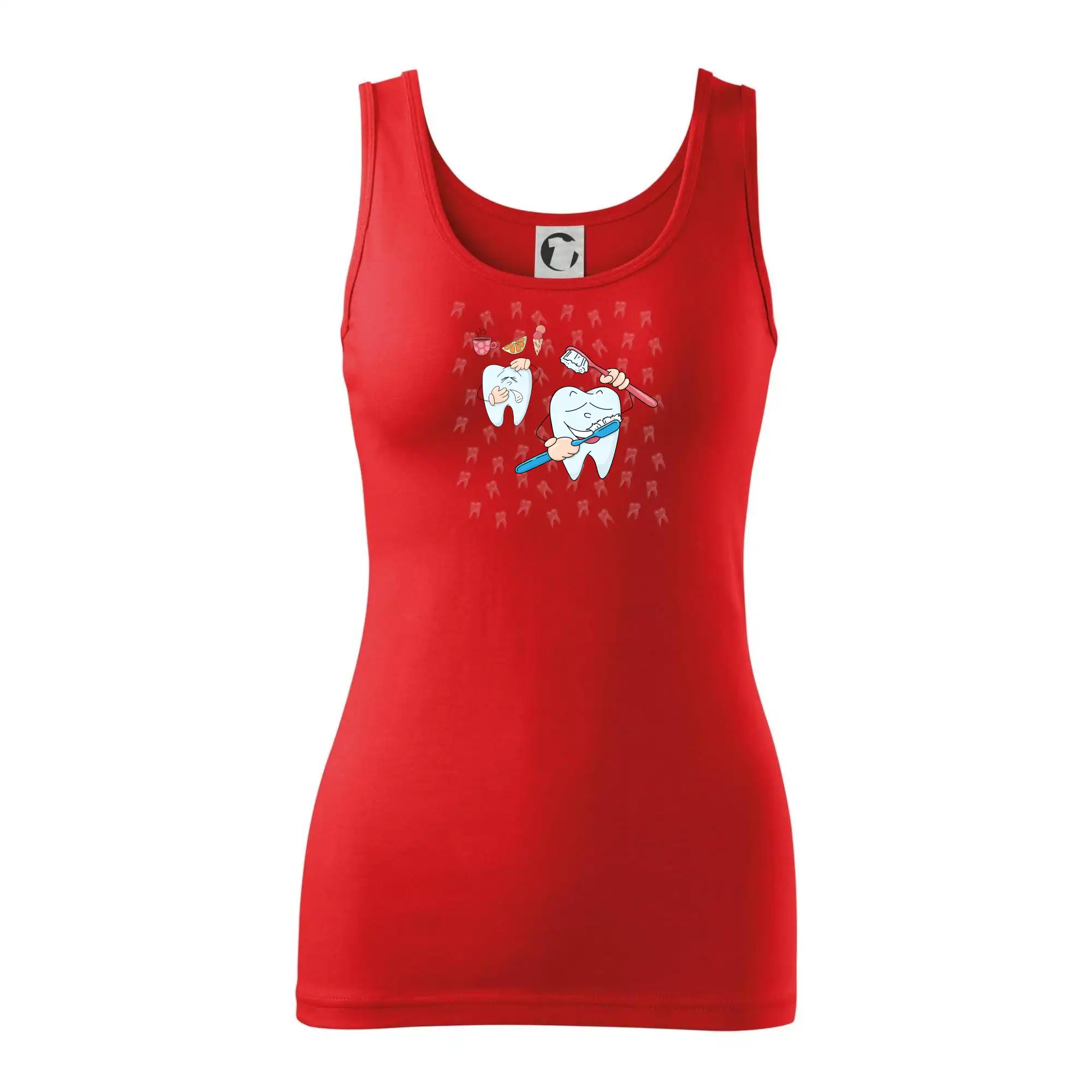 Zubařské tričko - kartáček a jídlo