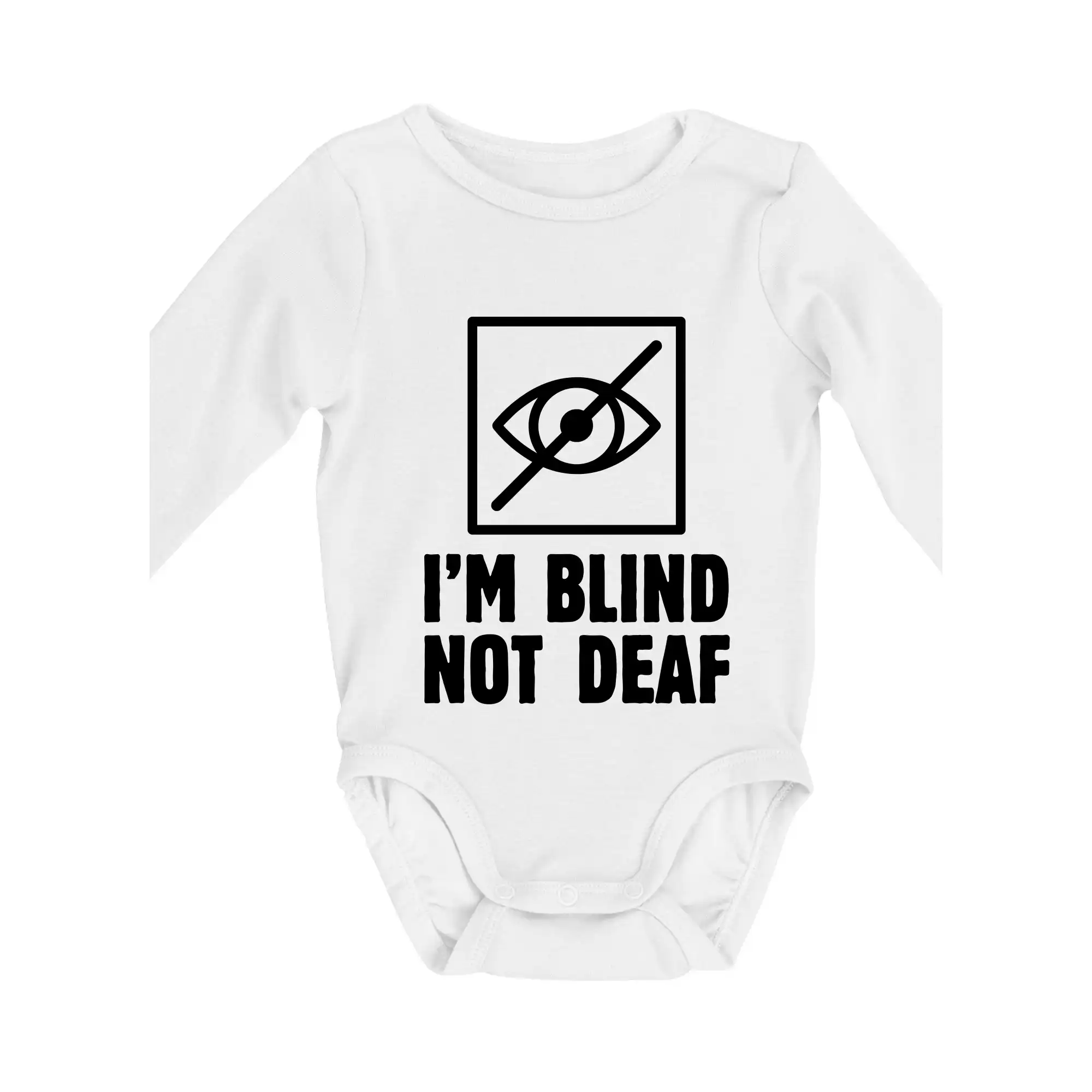 I'm blind not deaf