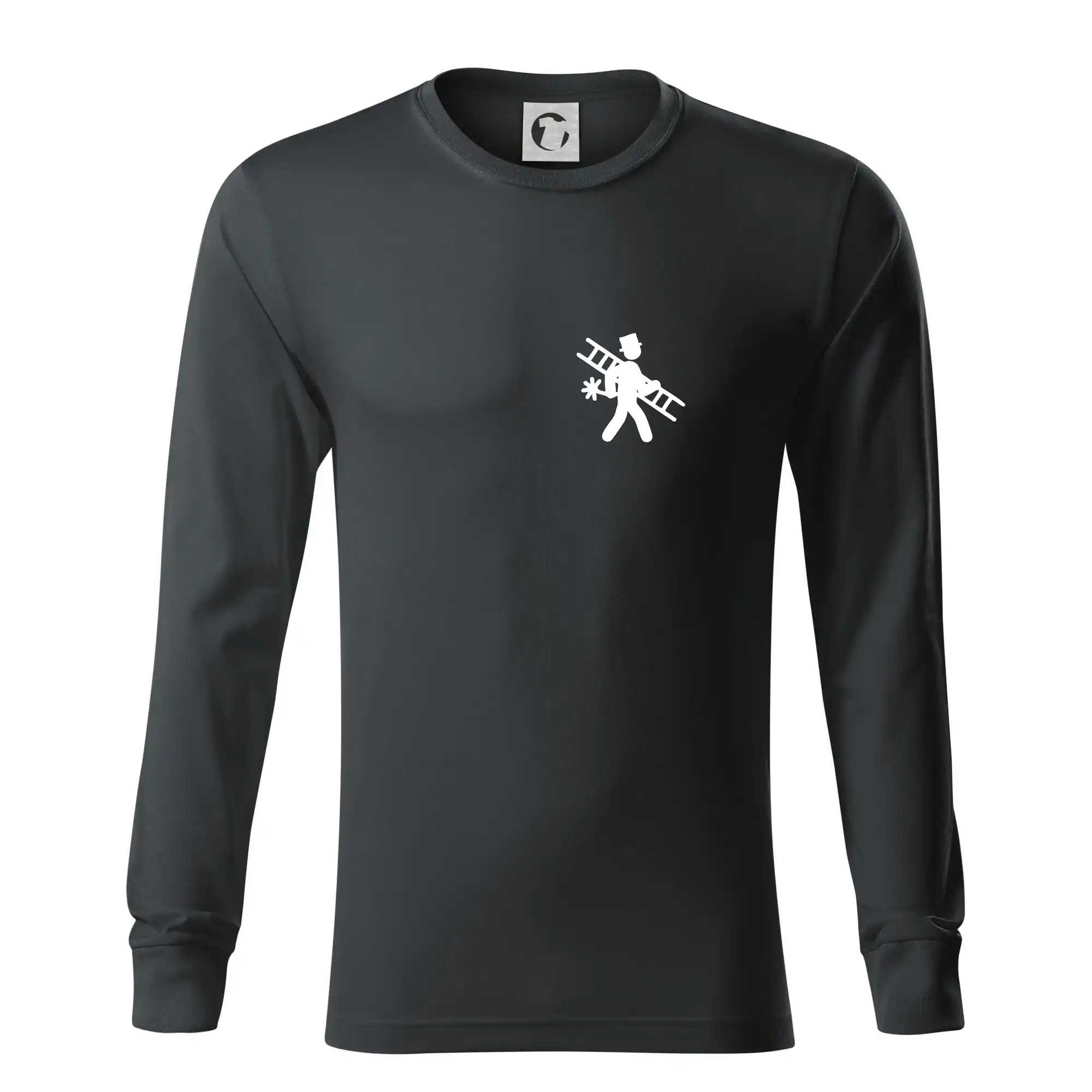 Kominík logo + nápis na zádech