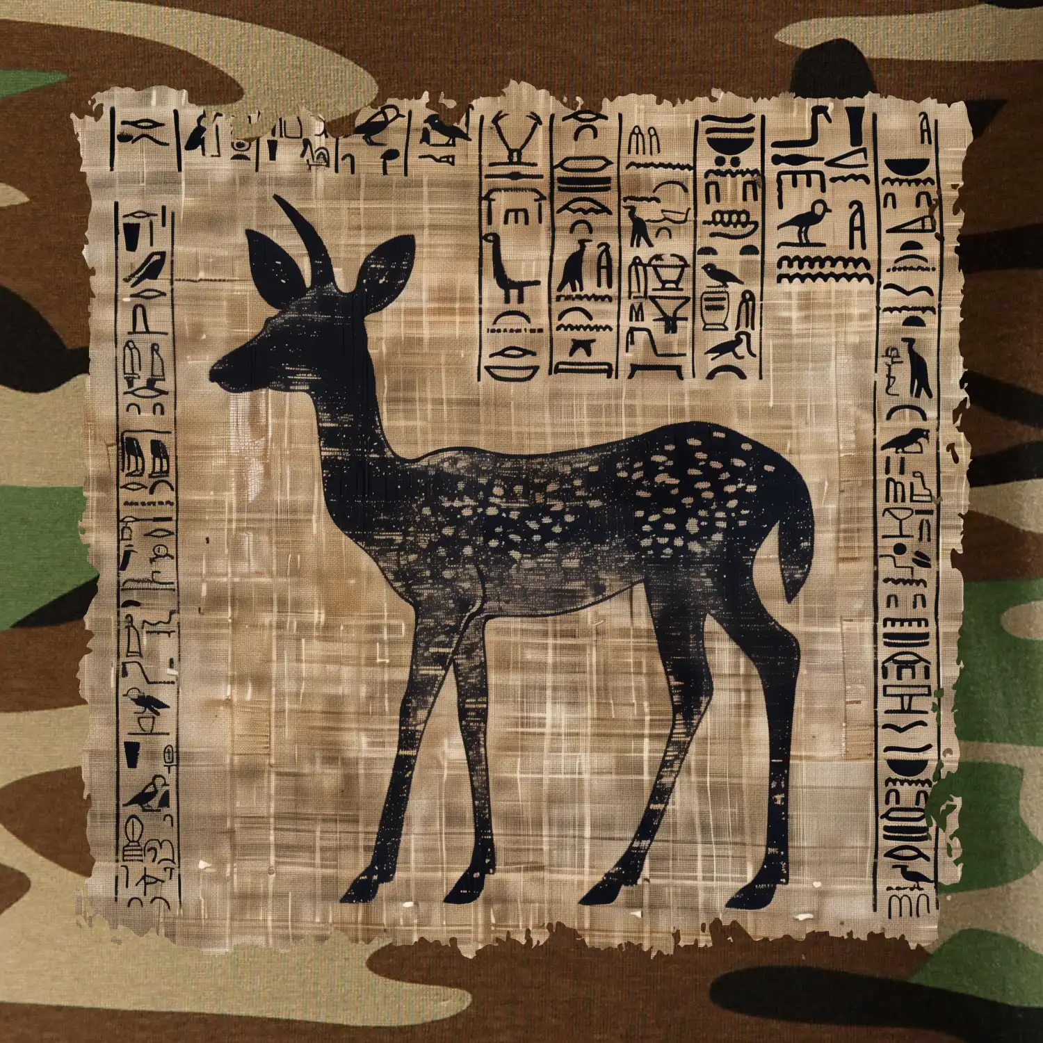 Egyptské hieroglyfy srnka