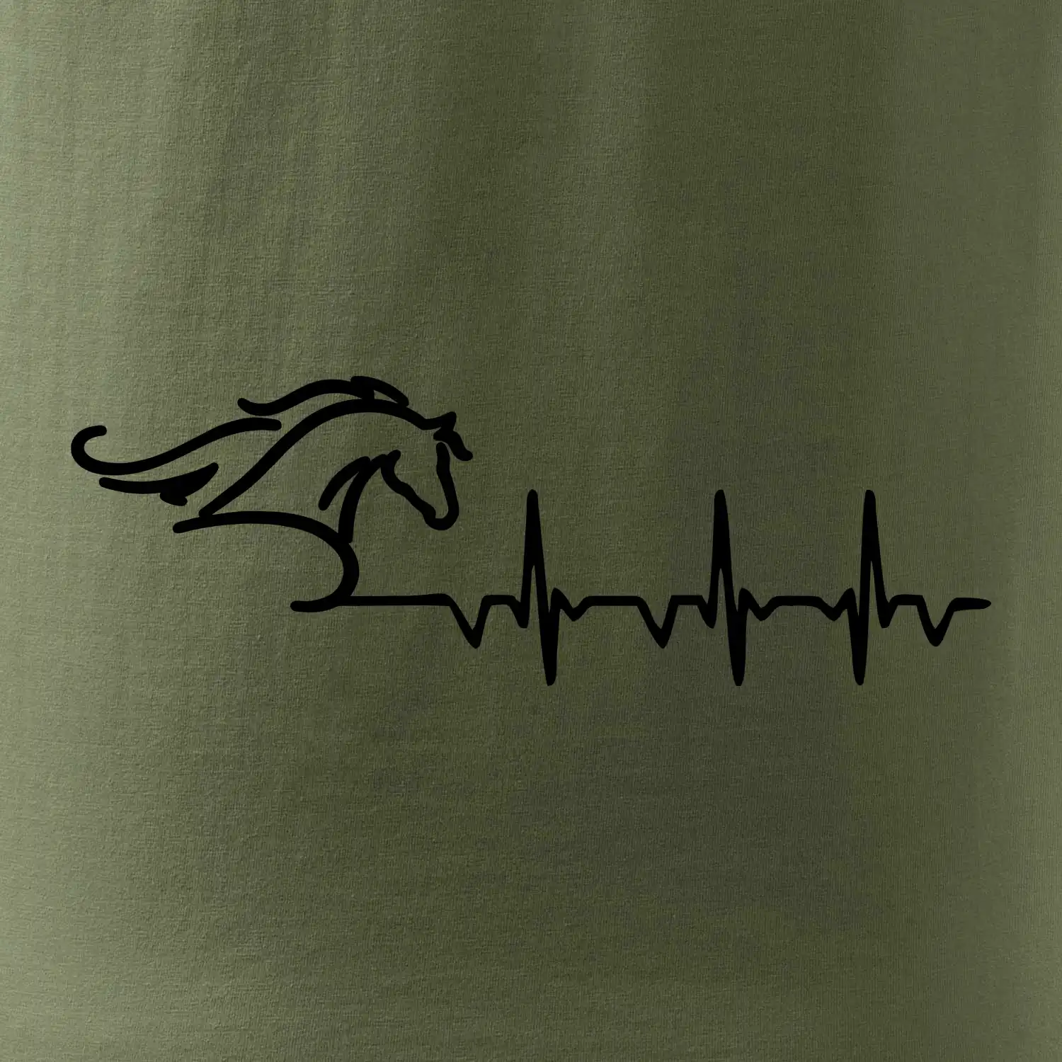 Hlava koně EKG