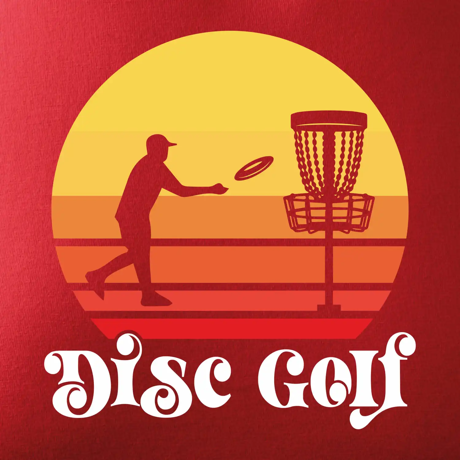 Disc golf postava vintage