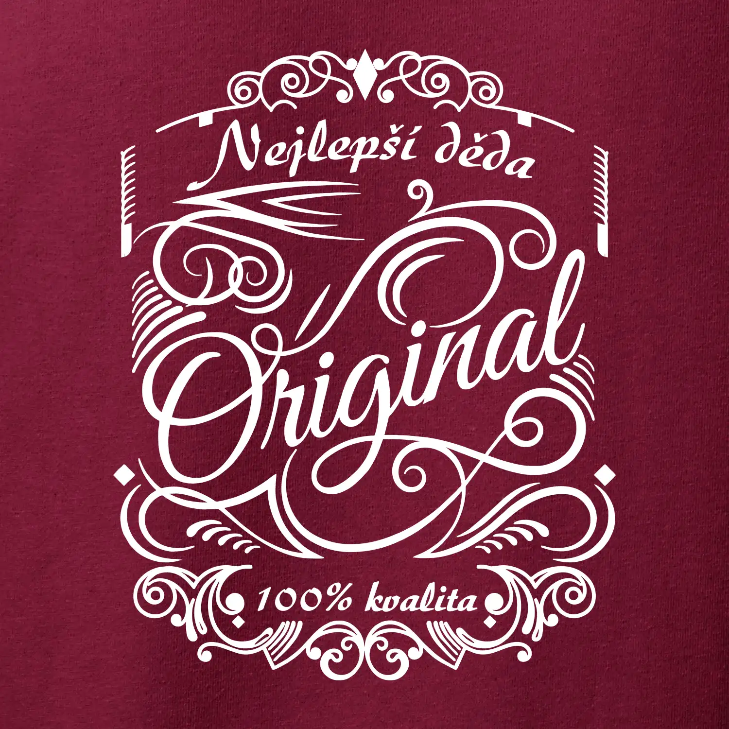 Vintage nejlepší deda 100% kvalita