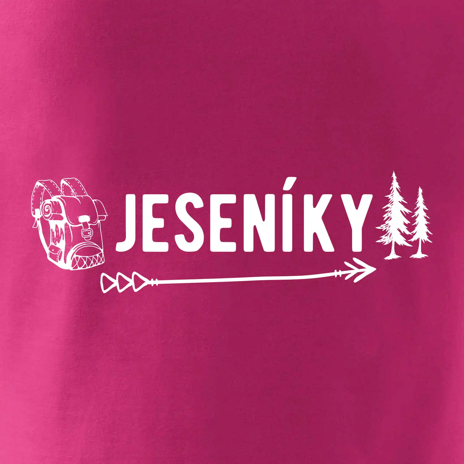 Jeseníky nápis